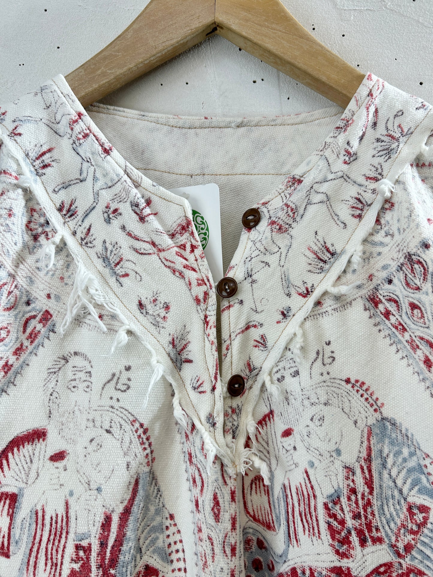 Vintage Cotton Tops Oriental [H30947]