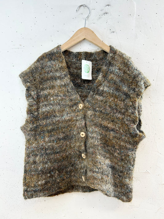 Vintage Knit Vest [J30549]