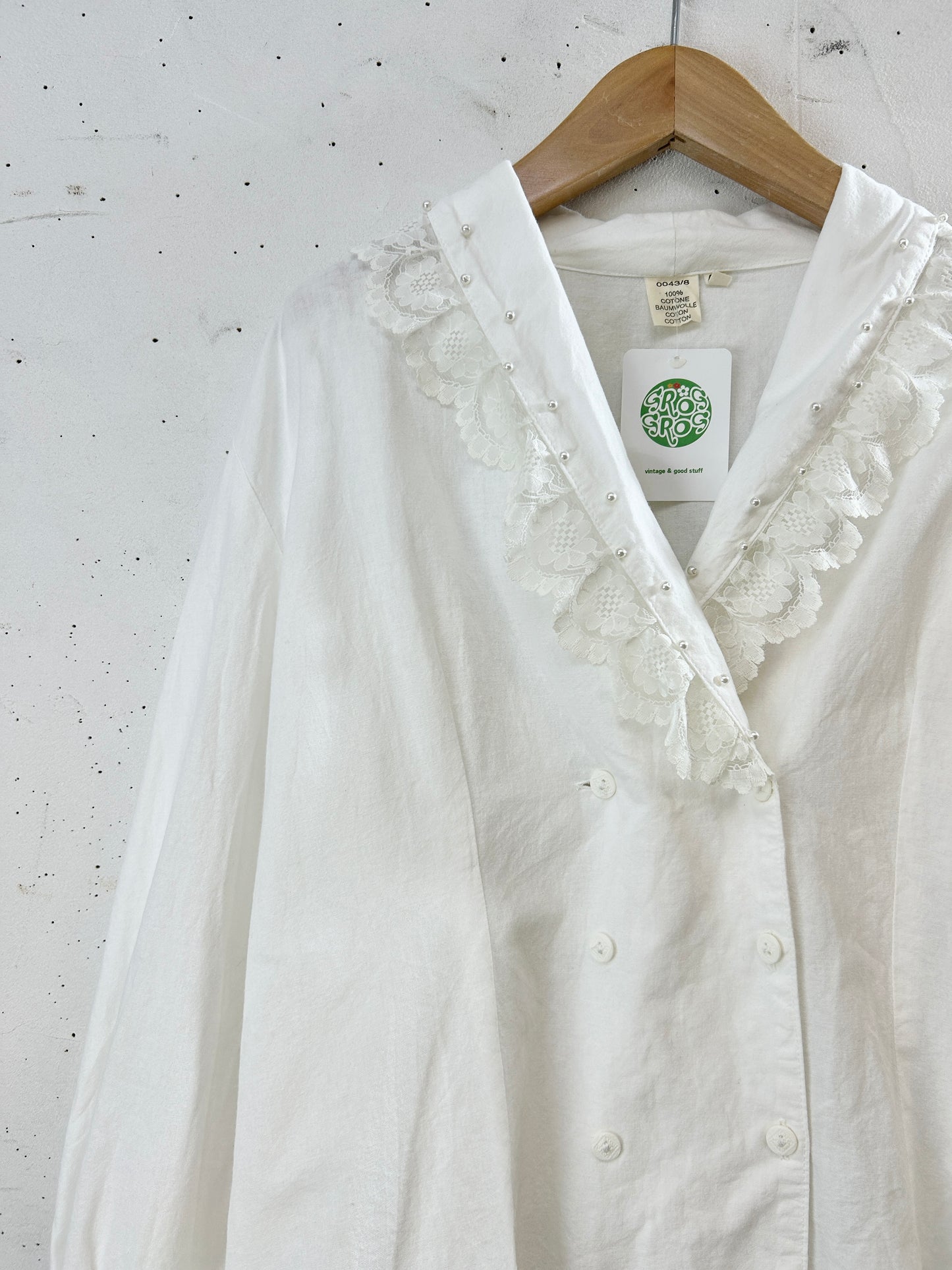 Vintage White Blouse [H30886]