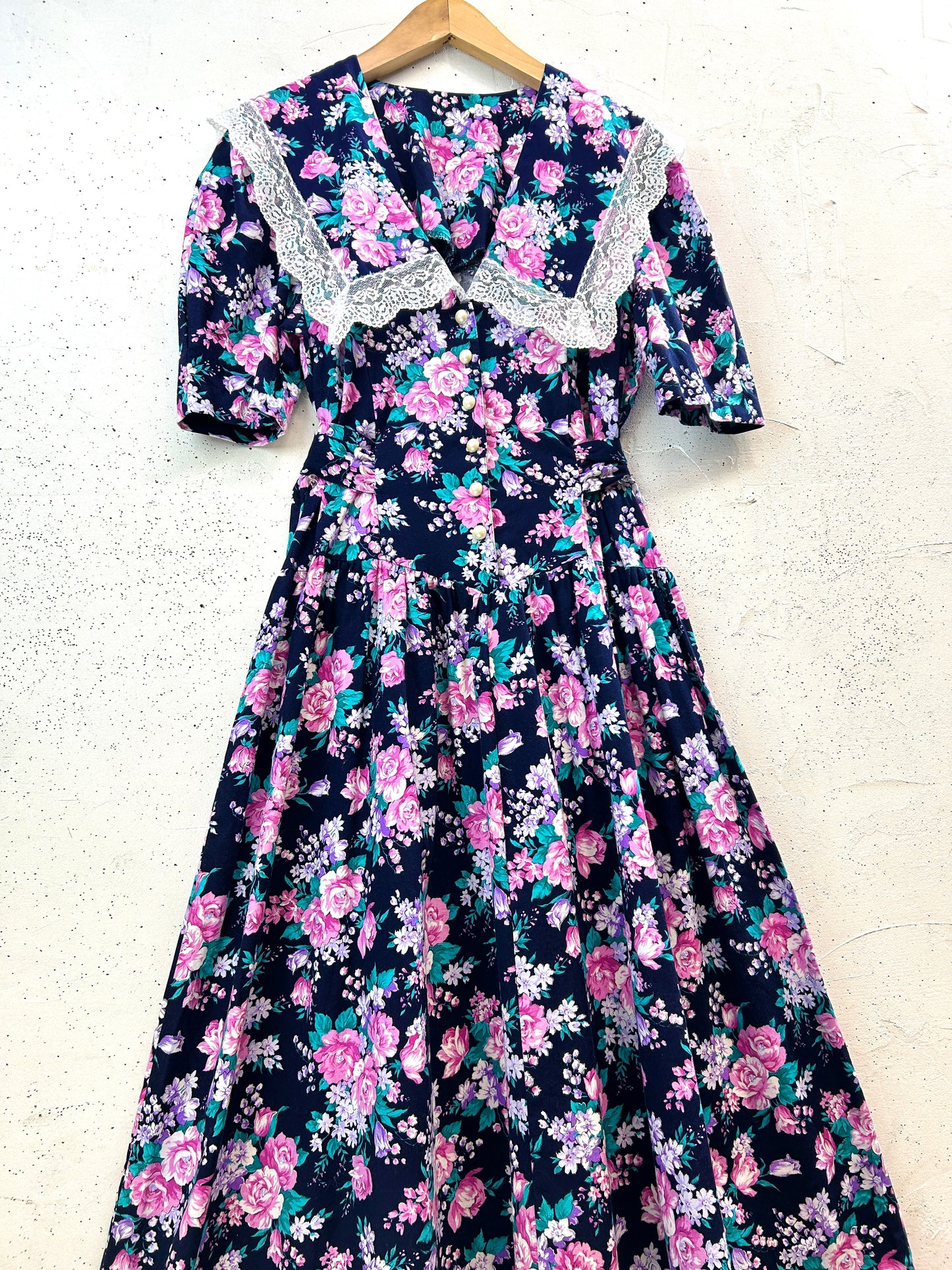 Vintage Sailor Collar Dress [D32155]