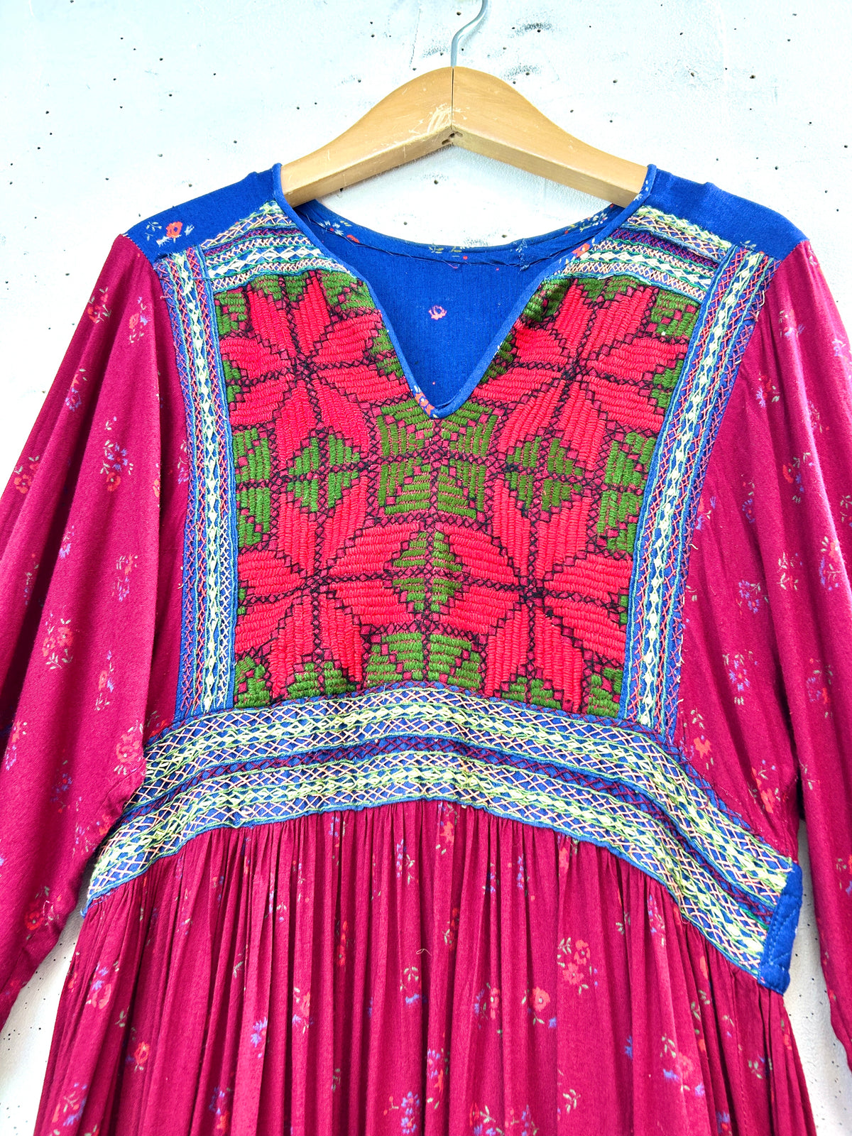 ’70s Vintage Afghanistan Dress [I33920]