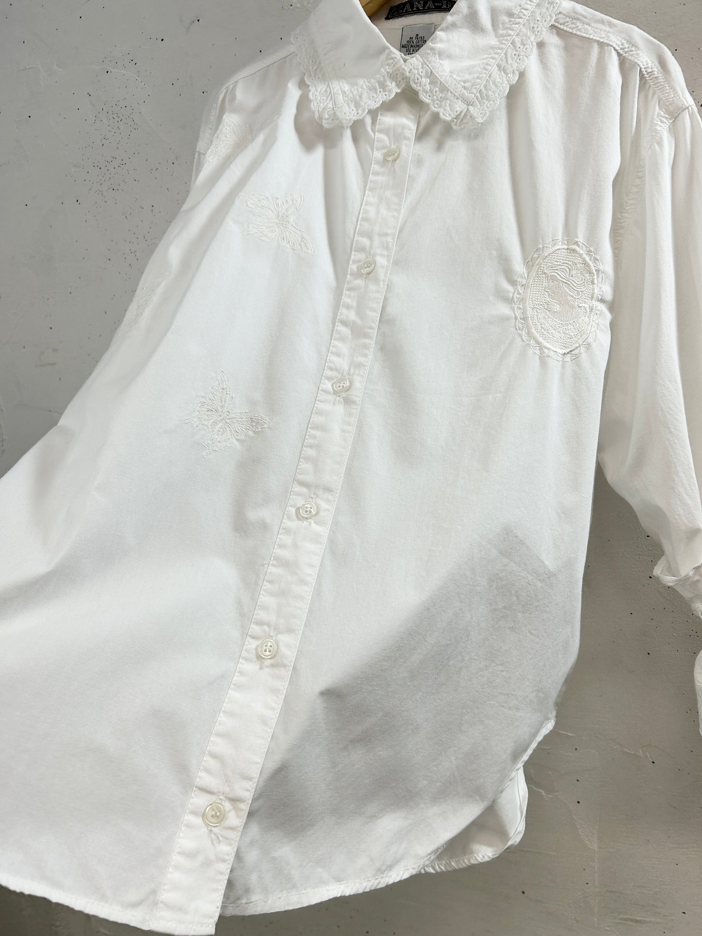 Vintage White Blouse [H33458]