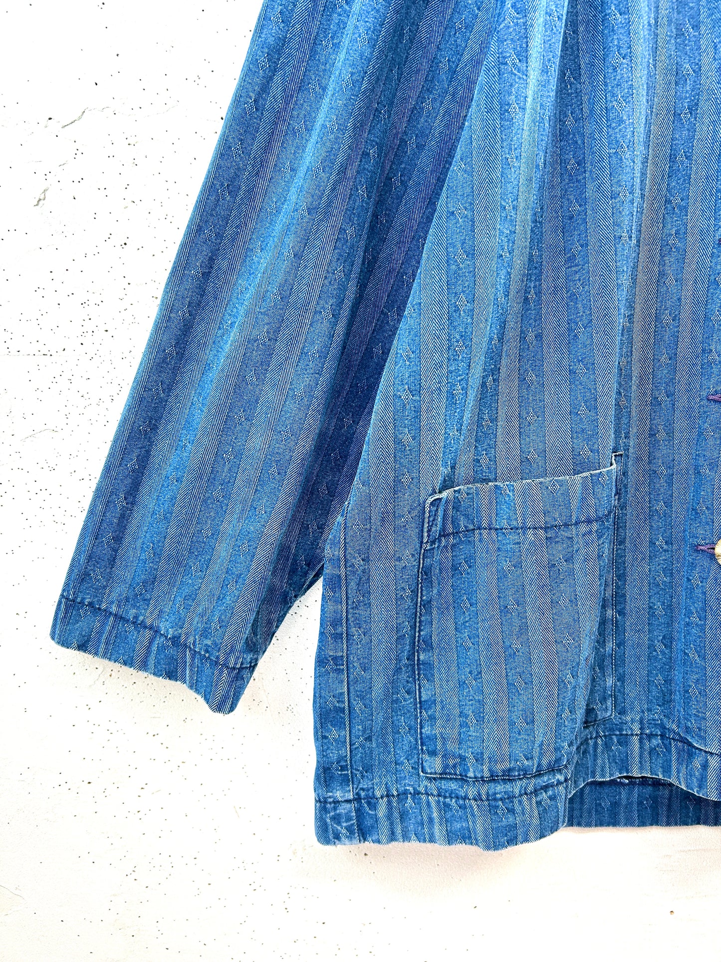 Vintage Denim Jacket 〜Laura Ashley〜 [D32199]