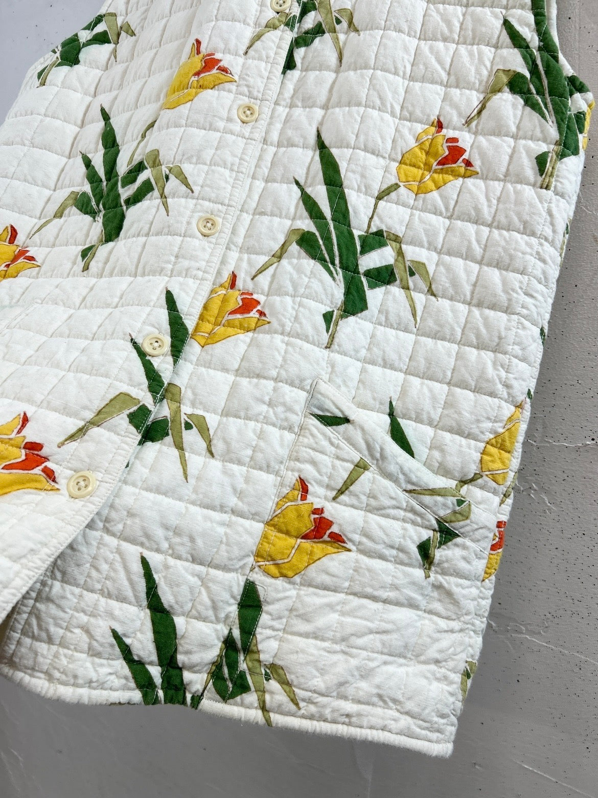 Vintage Quilting Vest [D32155]