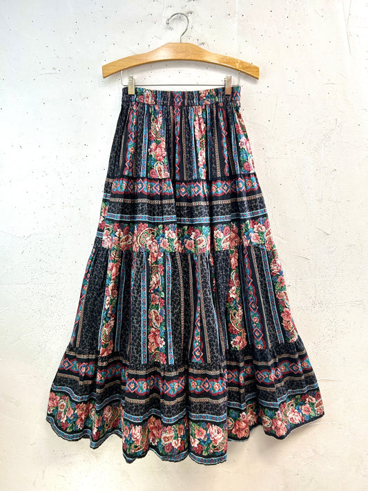 Vintage Tiered Skirt [B31701]
