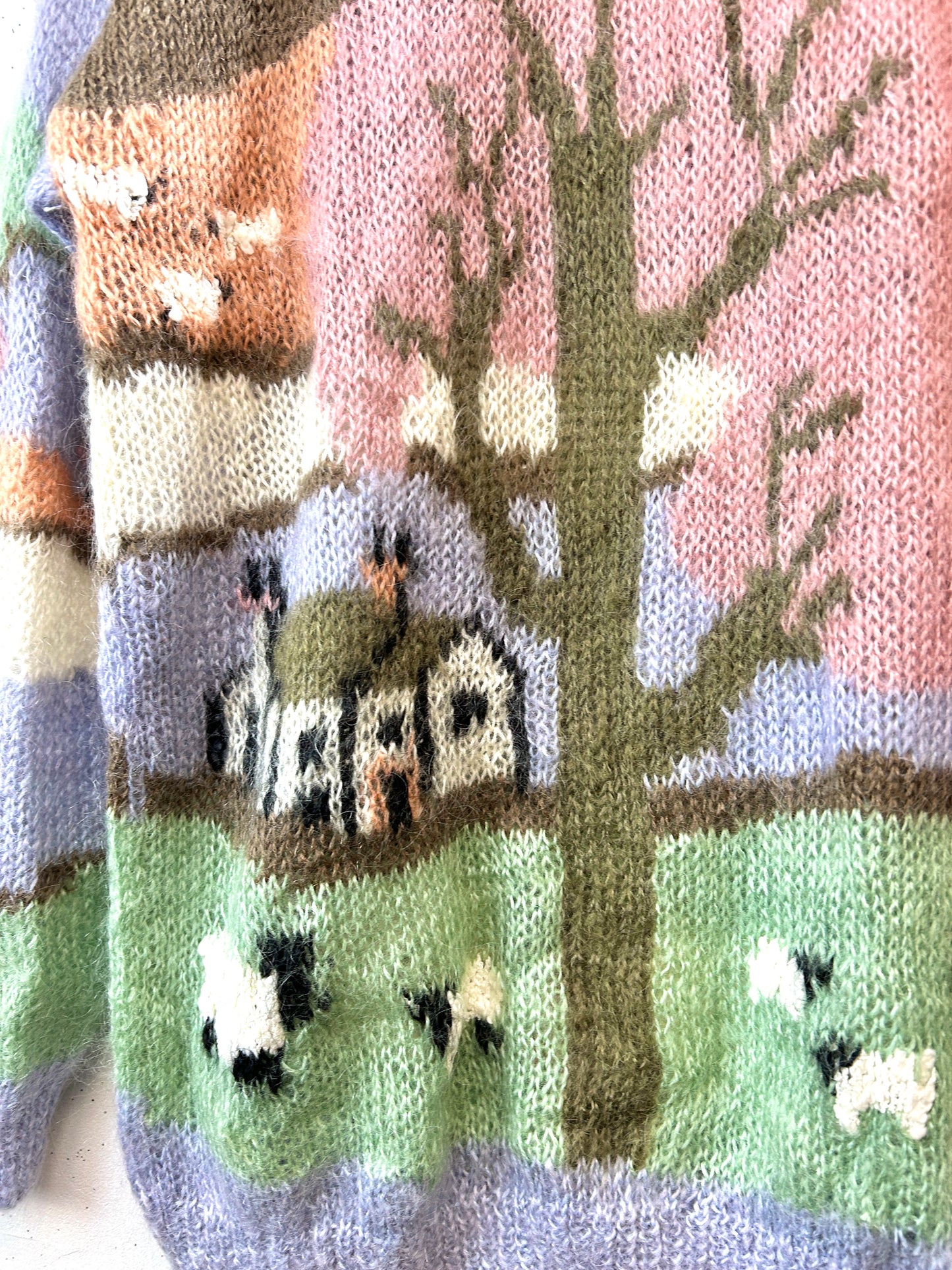 Vintage Mohair Knit Sweater [K30850]