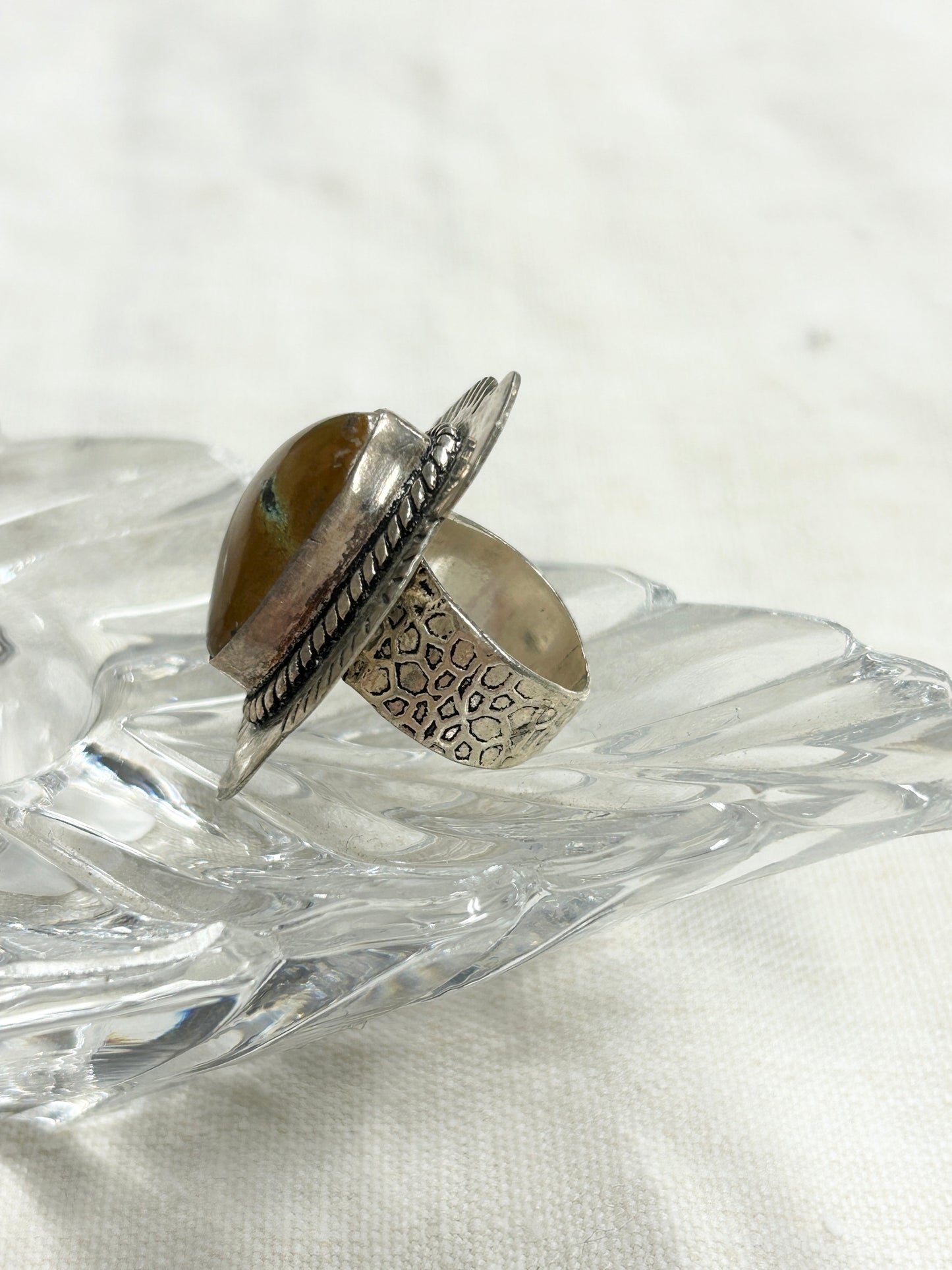 Vintage 925 Silver Ring[J30535]