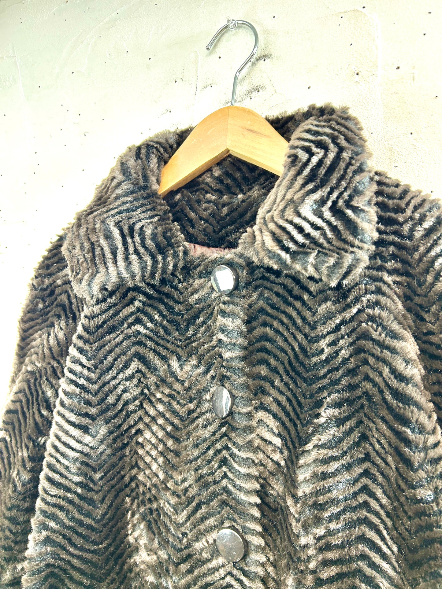 Vintage Eco Fur Jacket [L31166]
