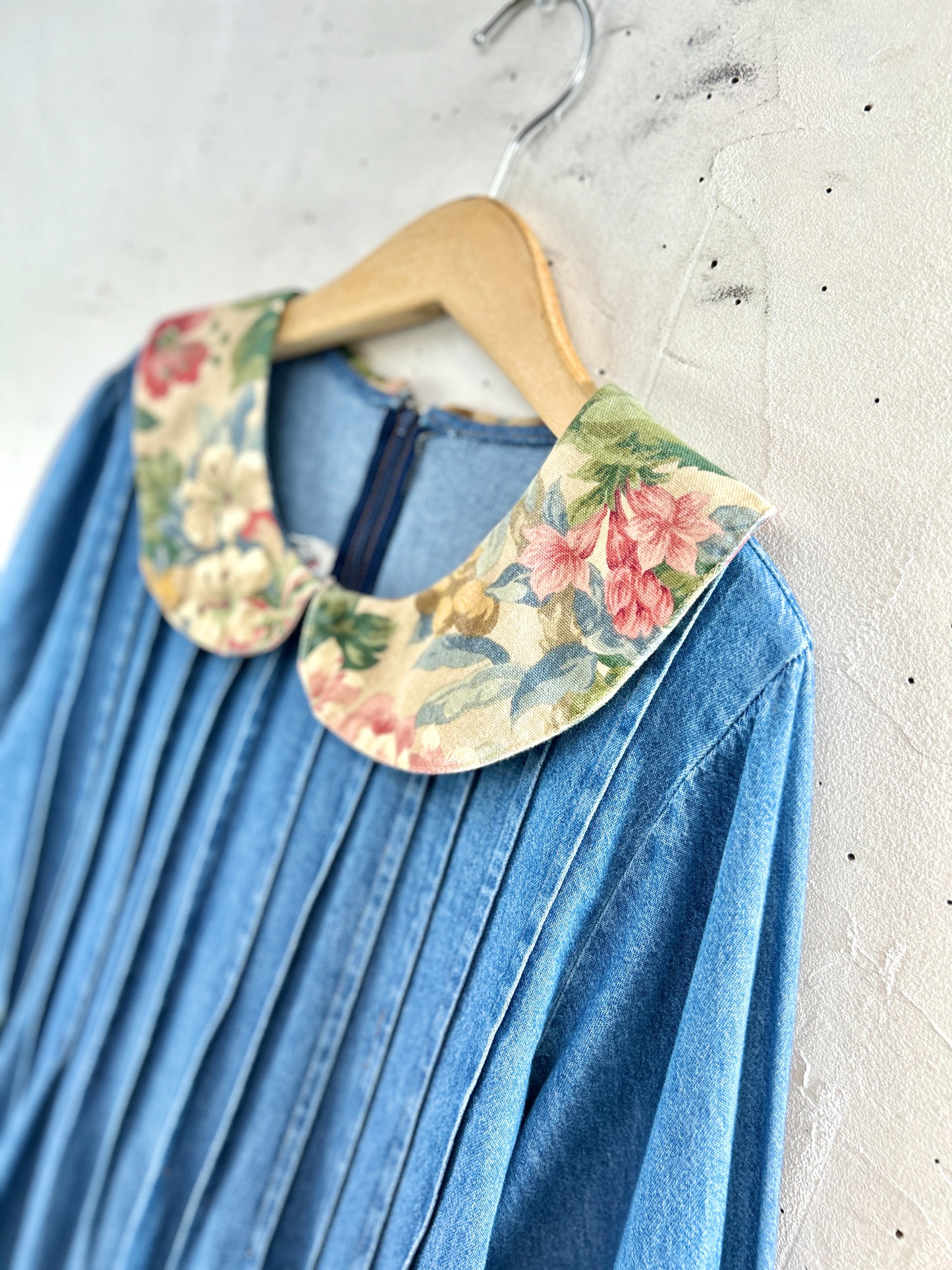 Vintage Denim Dress MADE IN USA [J30531]
