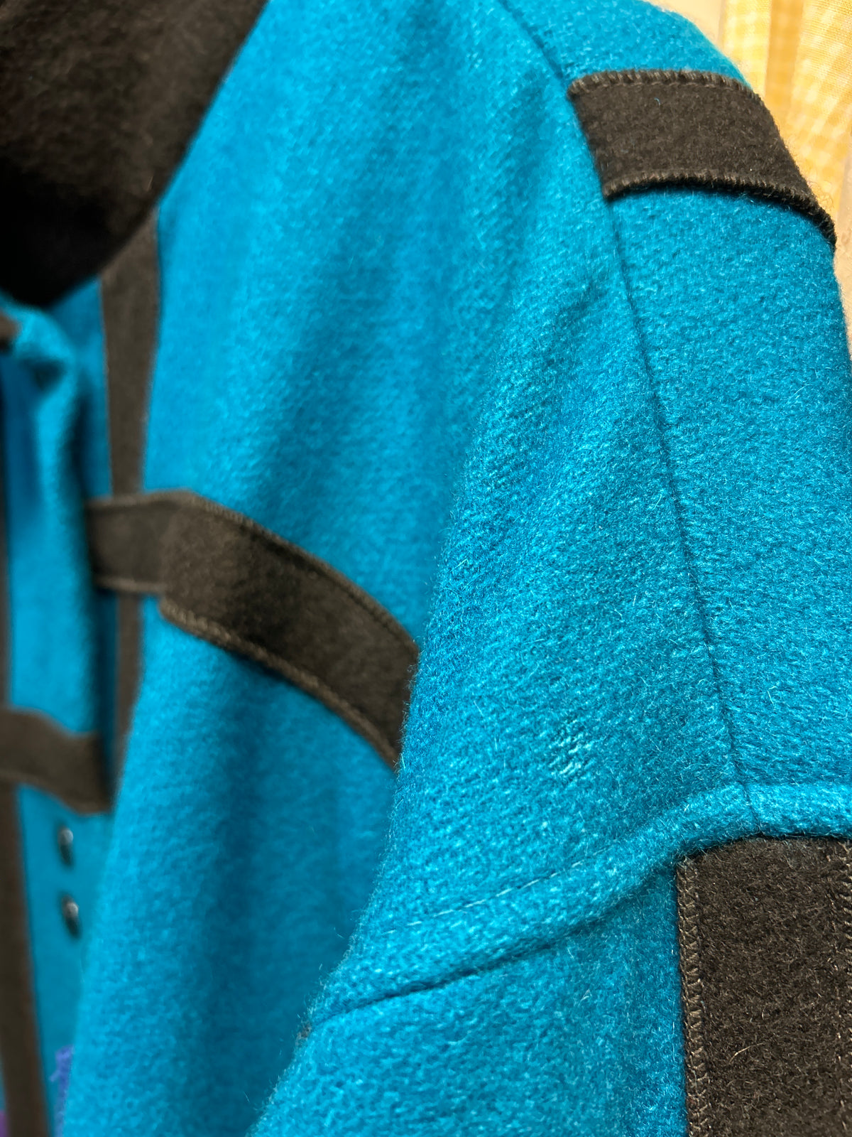 Vintage wool Mondrian Coat [J34123]