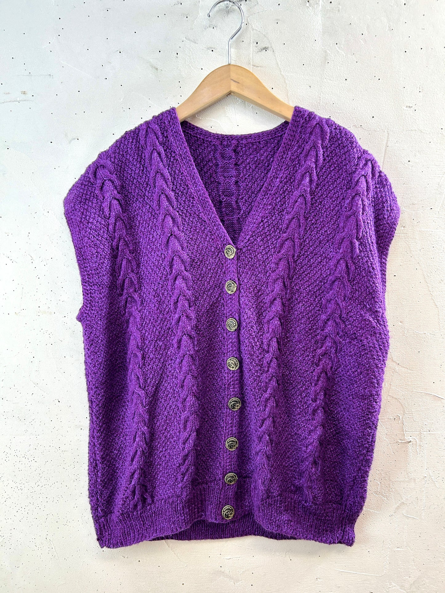 Vintage Knit Vest [J30677]