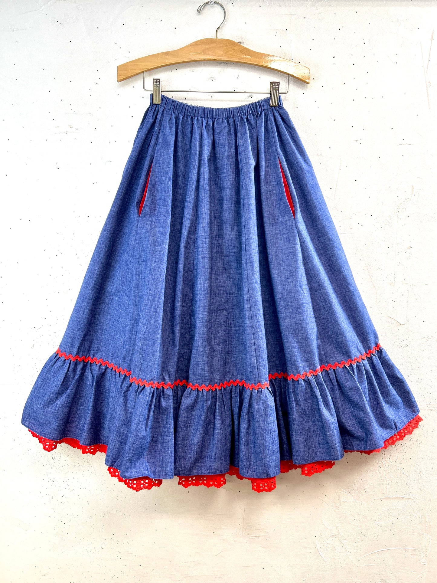 ’70s Vintage Skirt 〜carefree fashions〜 [B31622]