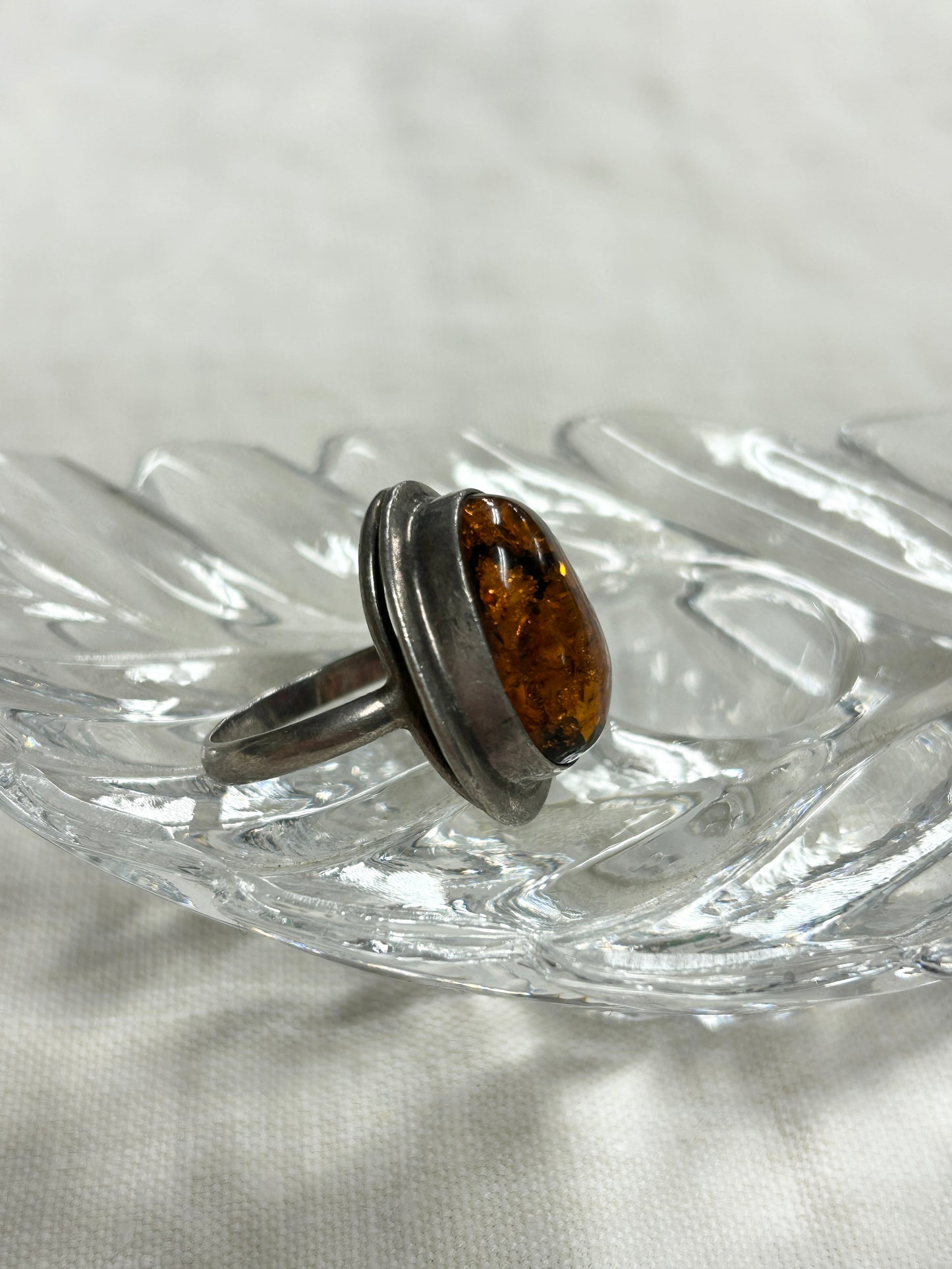 Vintage 925 Silver Ring[J30534]