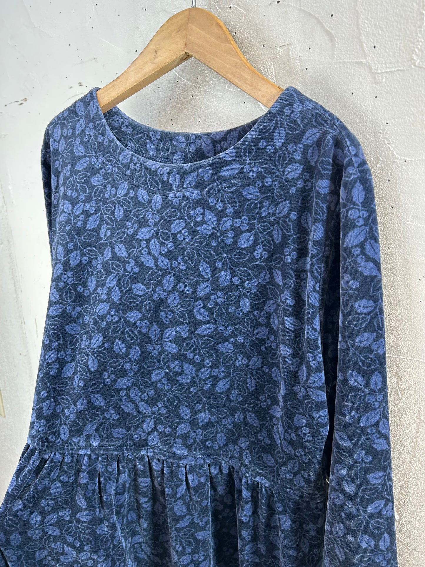 Vintage Velours Dress 〜L.L.Bean〜 [L29215]