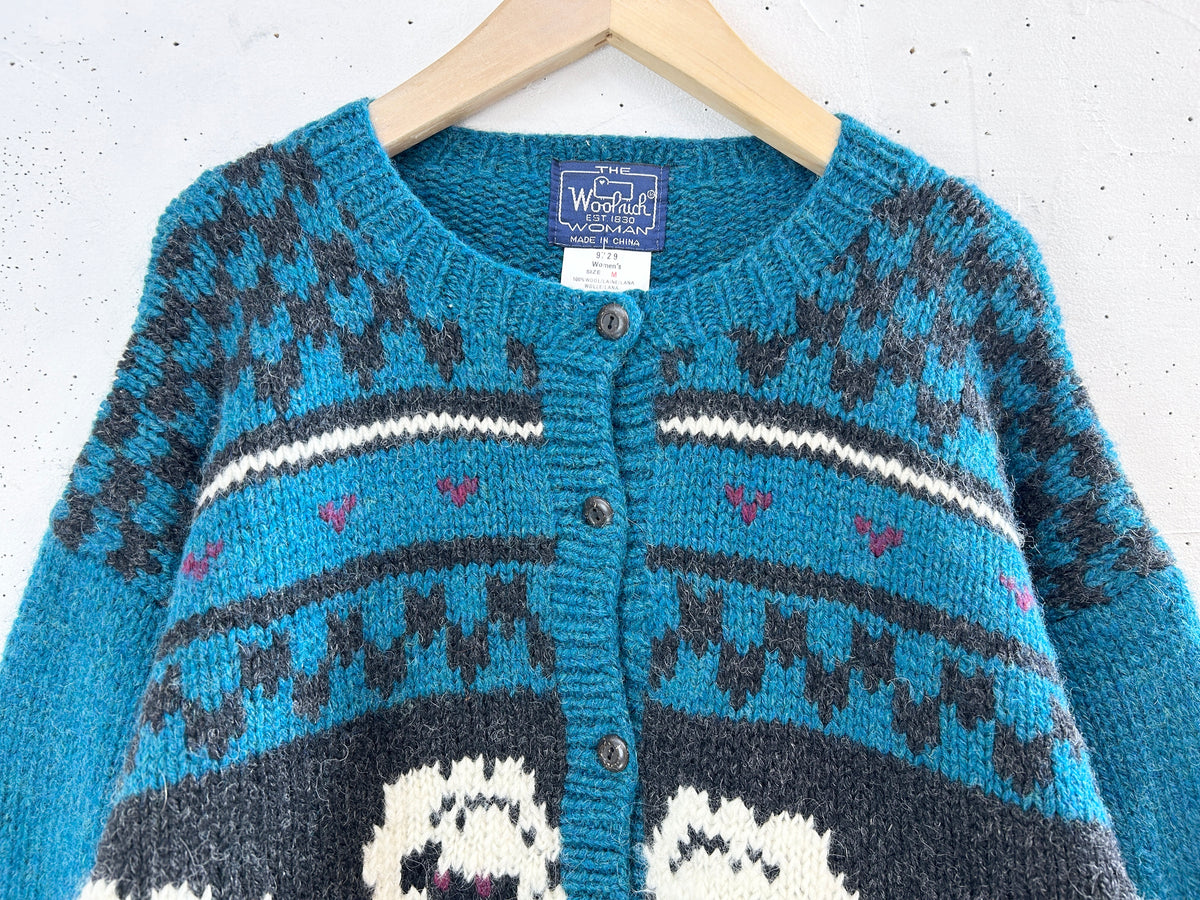Vintage Knit Cardigan 〜Woolrich〜 [I33881]