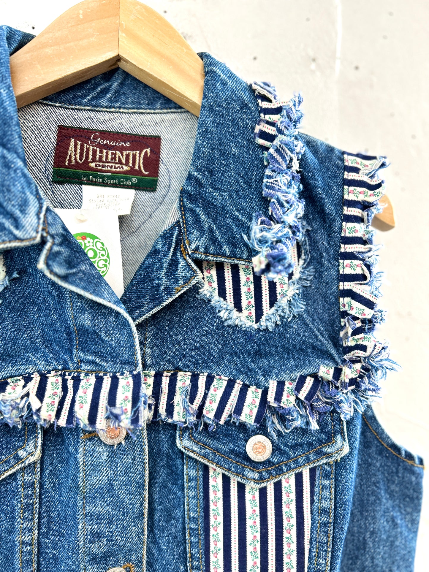 Vintage Denim Vest MADE IN USA [B31502]