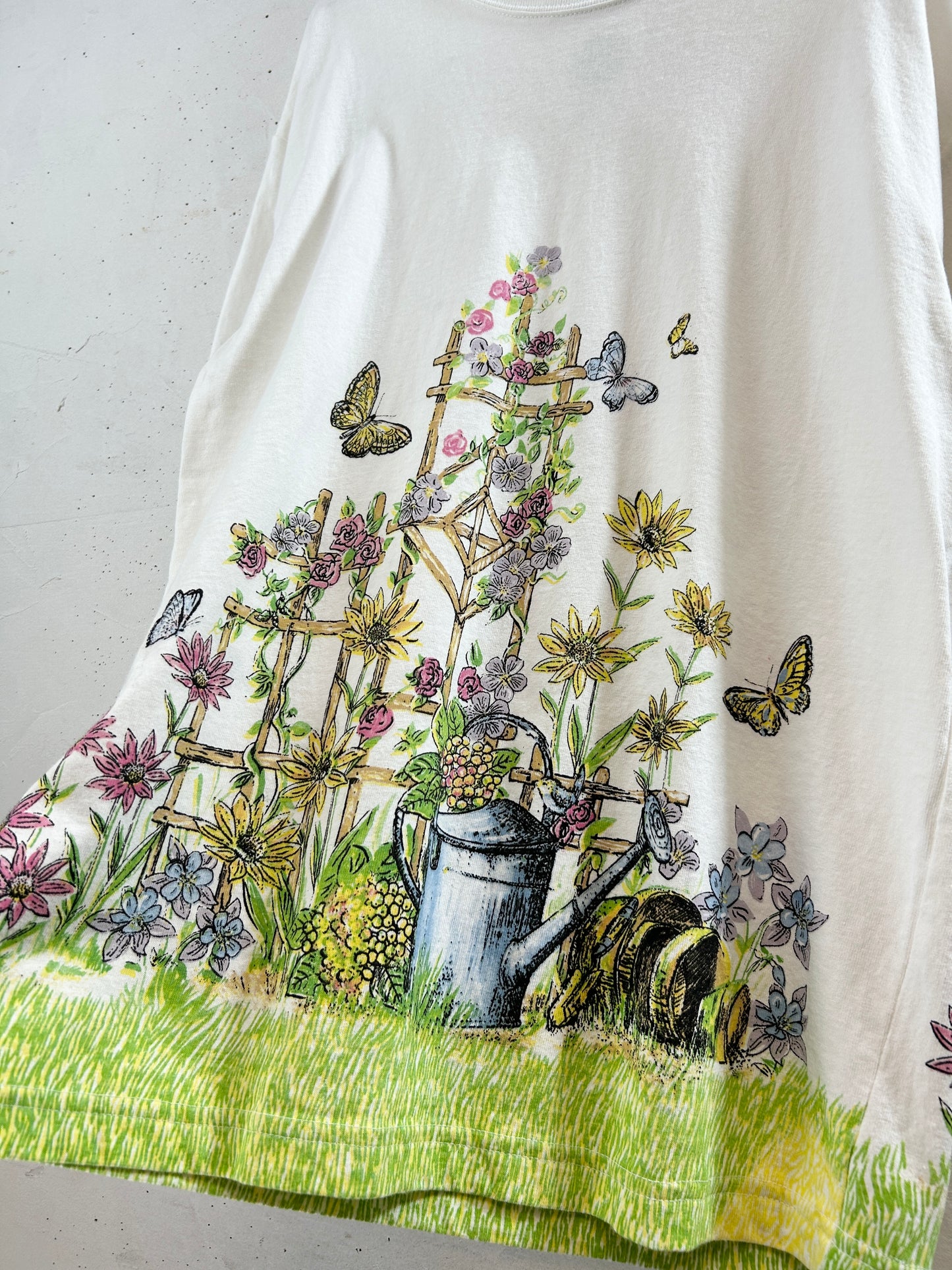 Vintage T SHIRT Flower [H30829]