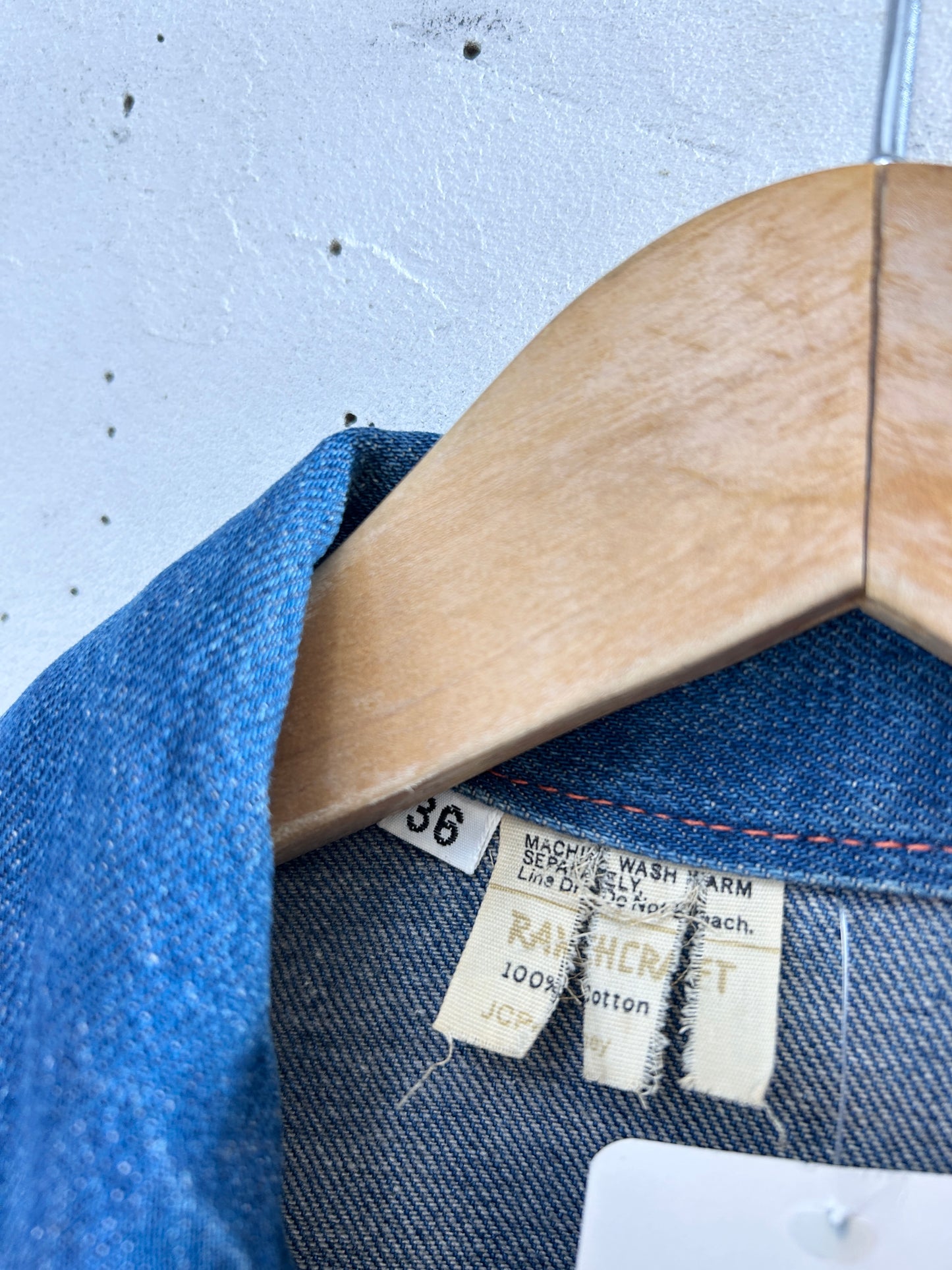 '70s Vintage Denim Jacket 〜RANCHCRAFT〜 [J30429]