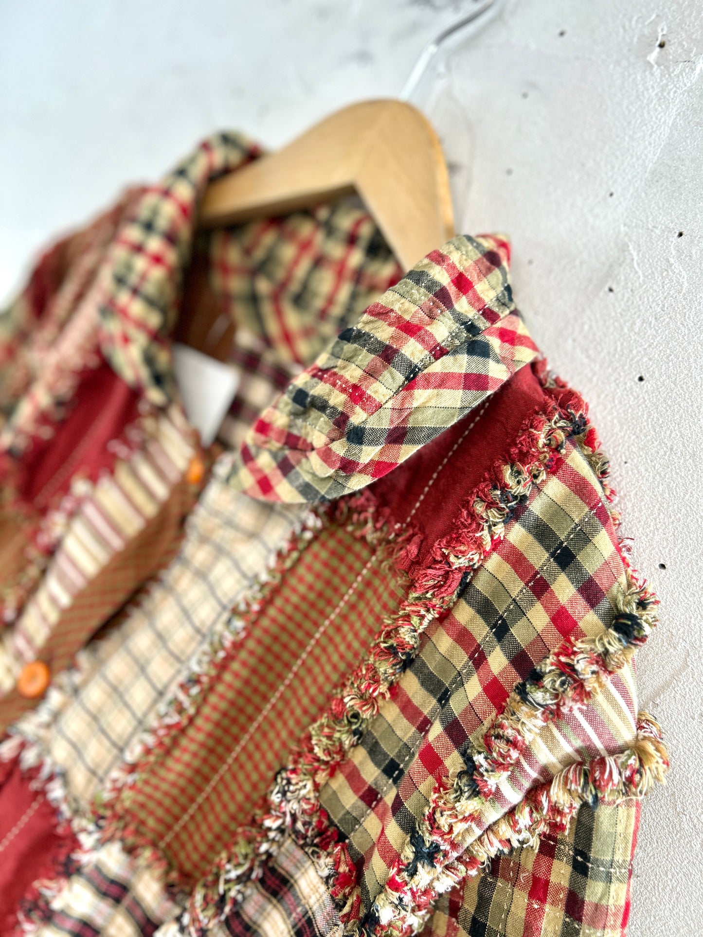 Vintage Patchwork Quilt Jacket  [L31073]