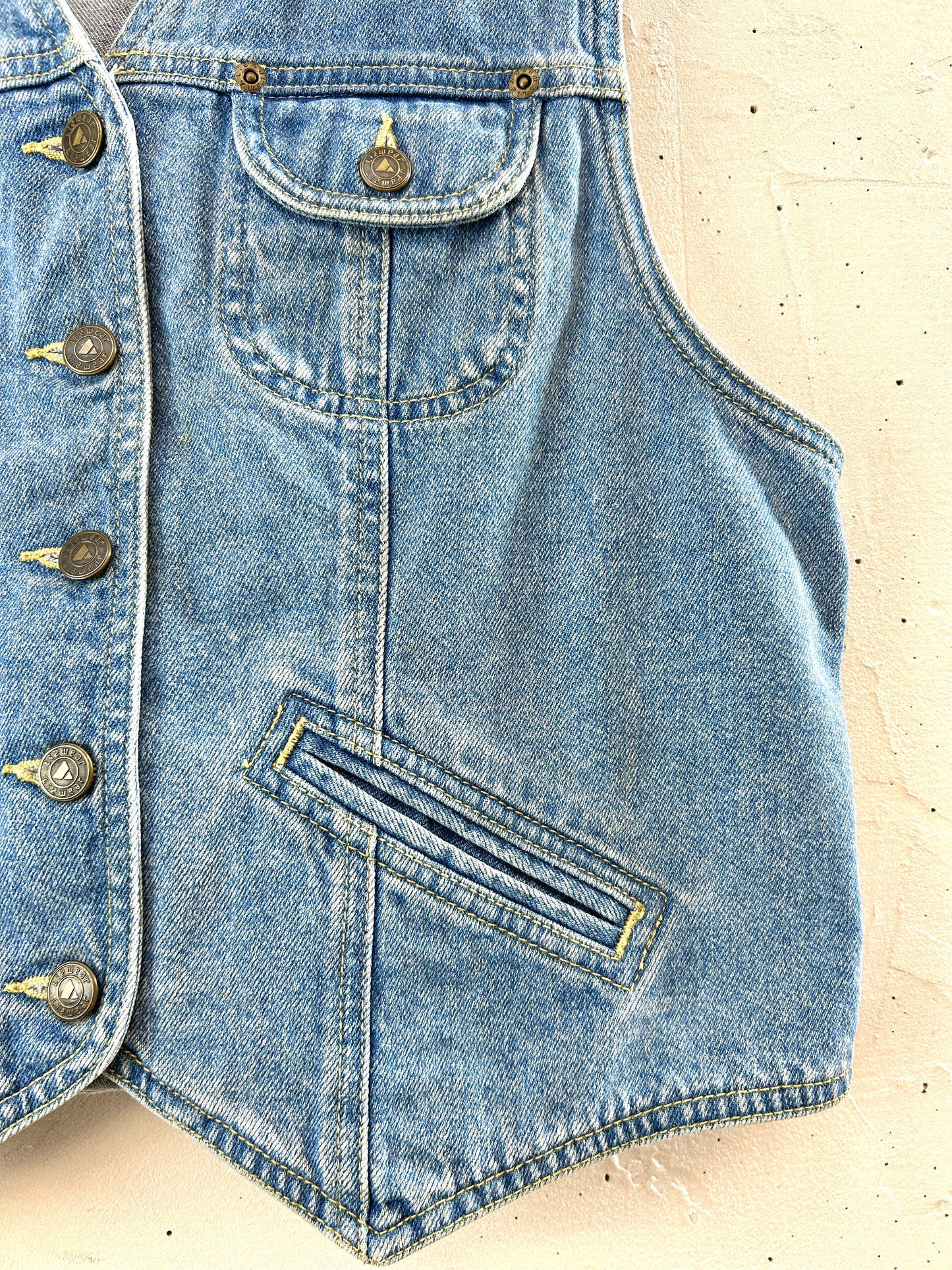 Vintage Denim Vest [H30266]