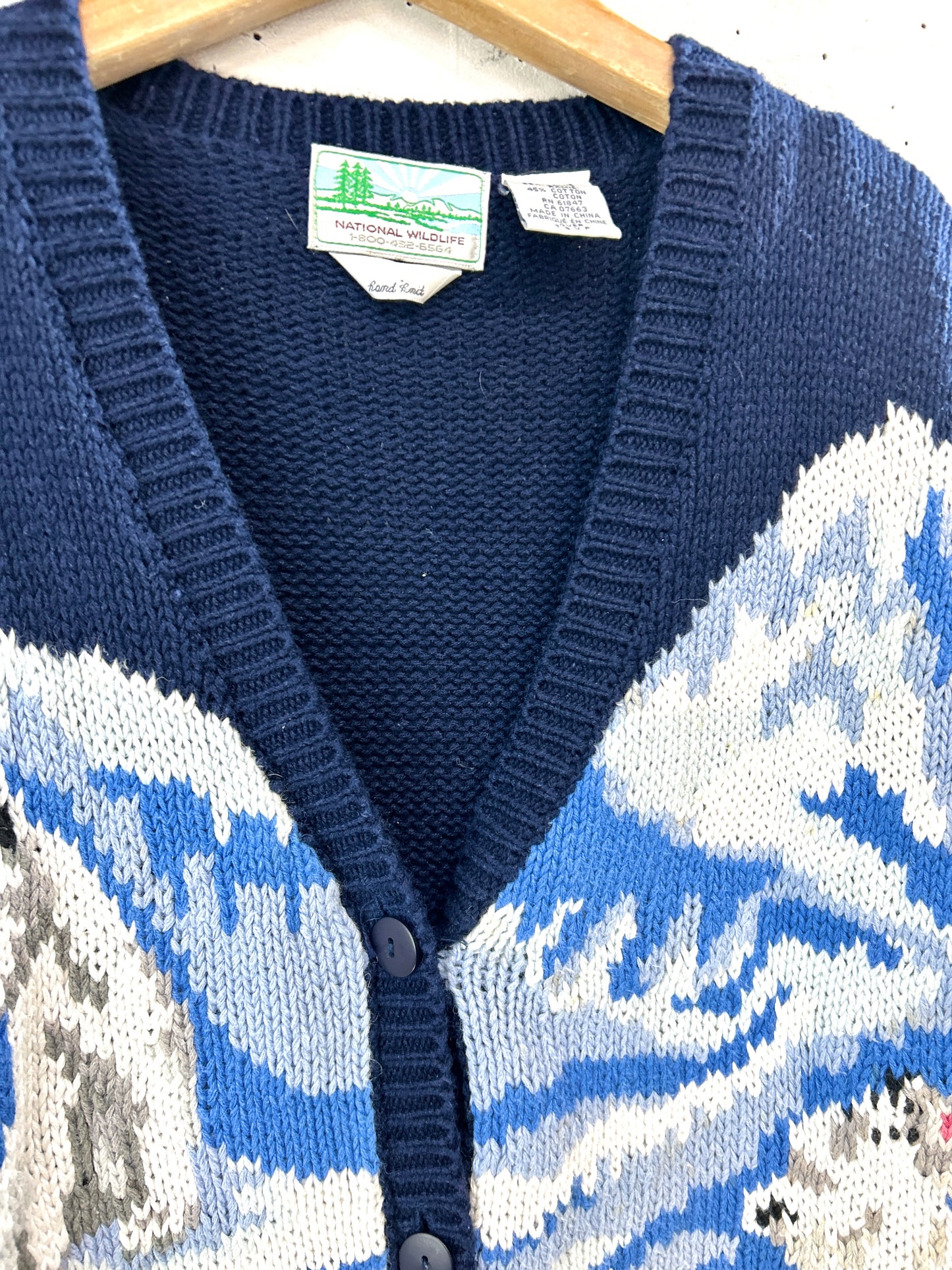 Vintage Hand Knit Cardigan [L31160]