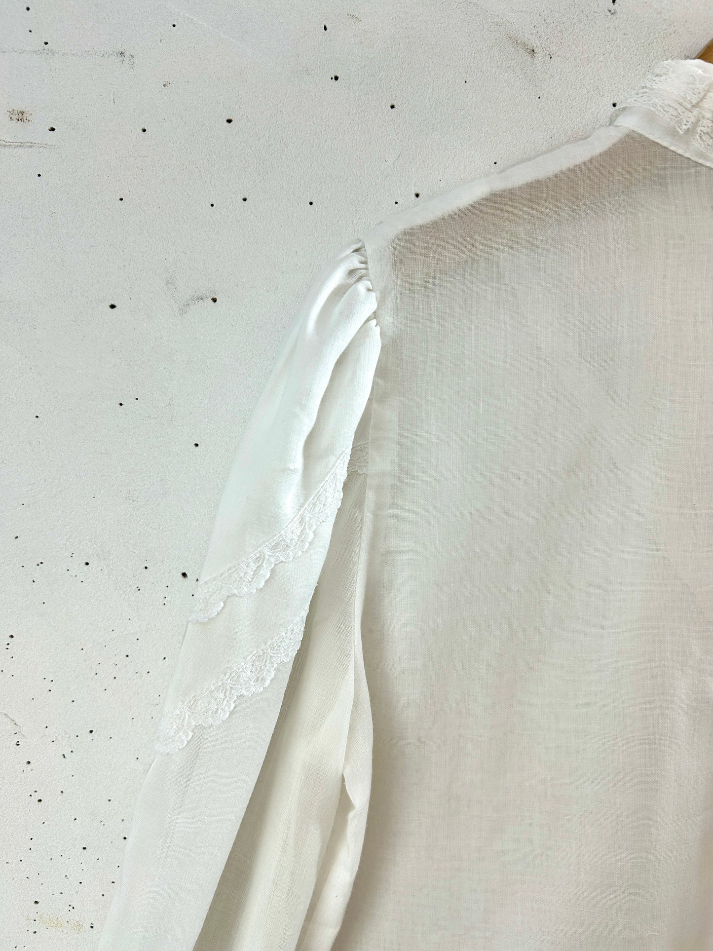 '70sVintage White Blouse 〜GUNNIES〜 [I30321]