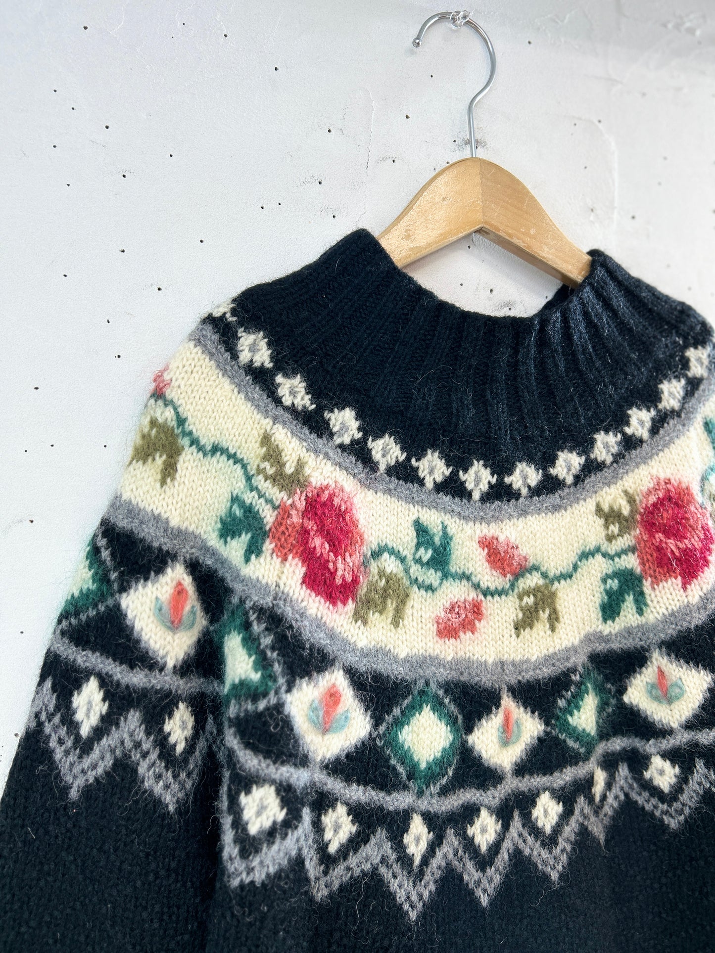 Vintage Hand Knit Sweater[A31380]