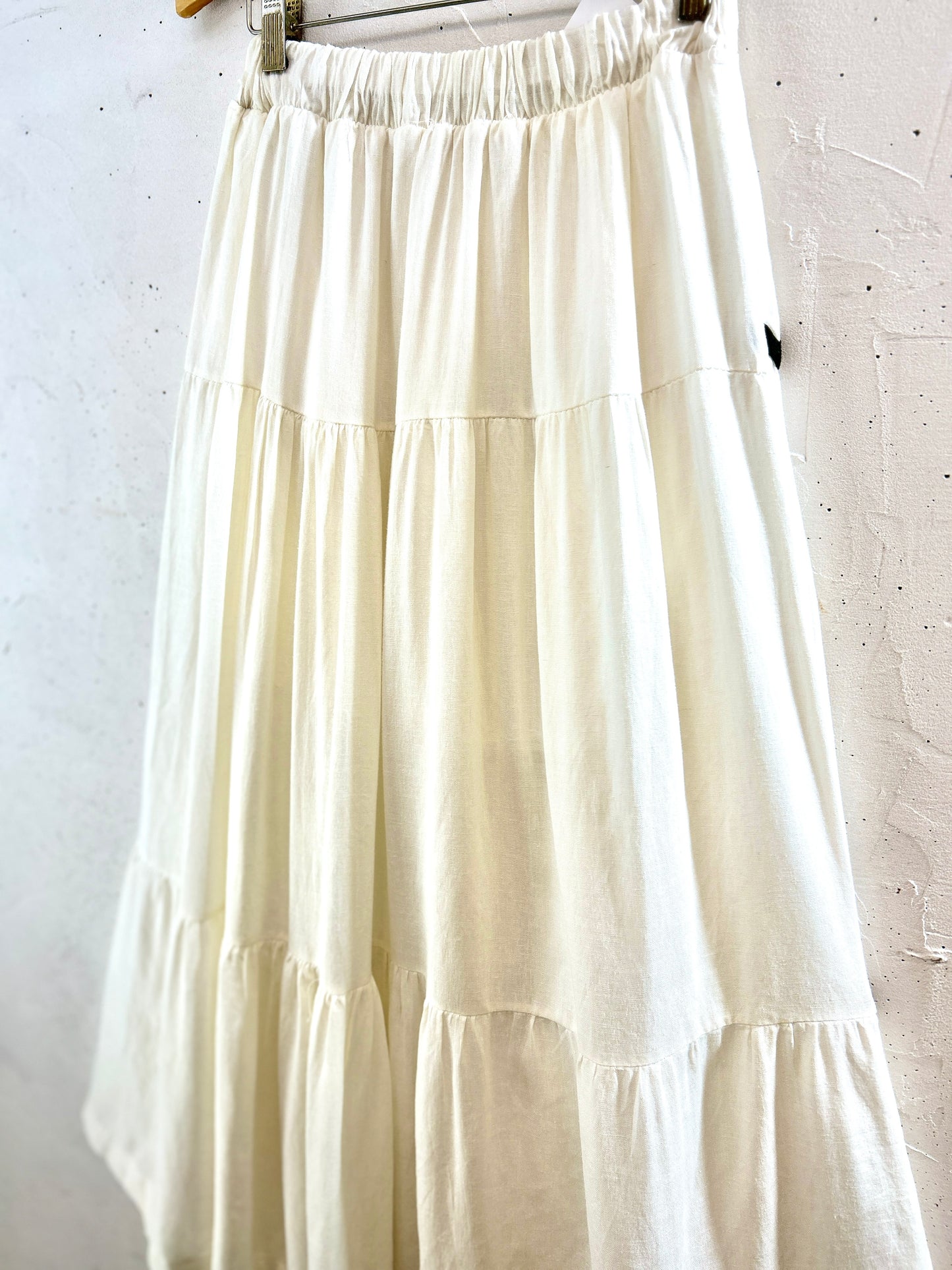 Vintage White Skirt [K30912]