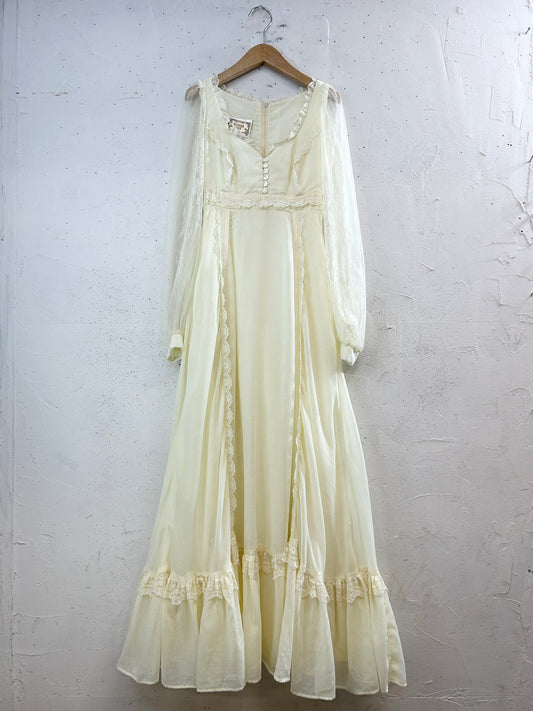 ’70s Vintage Dress でかタグ〜GUNNE SAX〜[F32815]