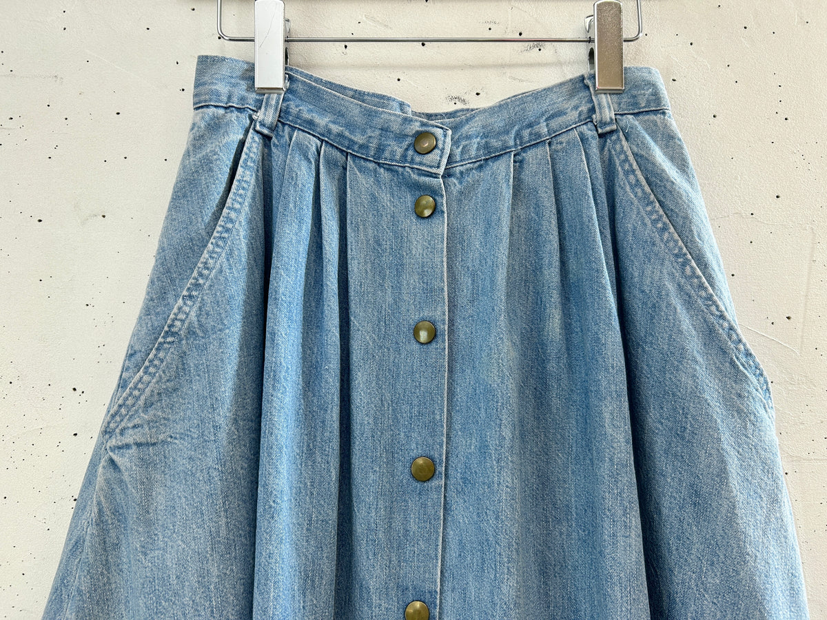 Vintage Denim Skirt [I33815]