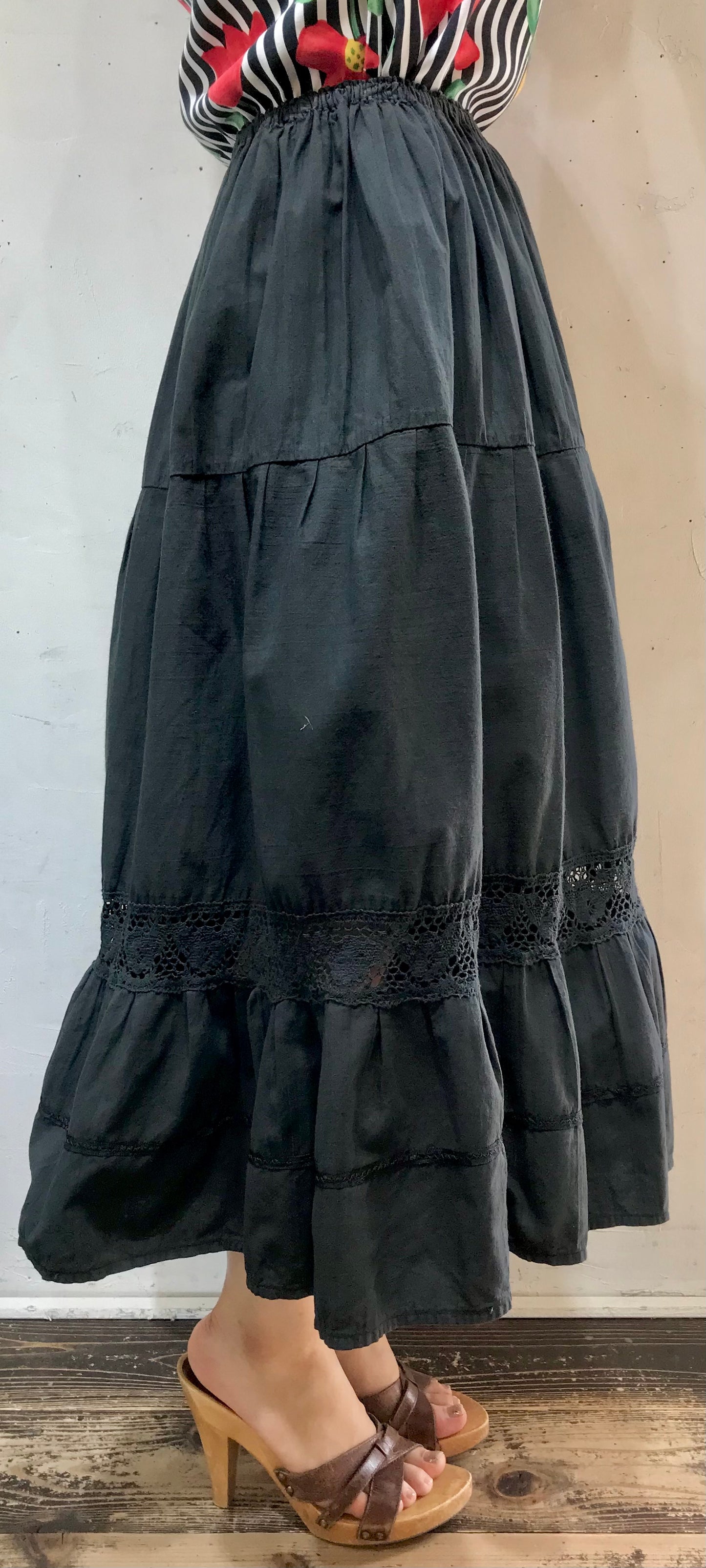 Vintage Tiered Skirt [H24710]