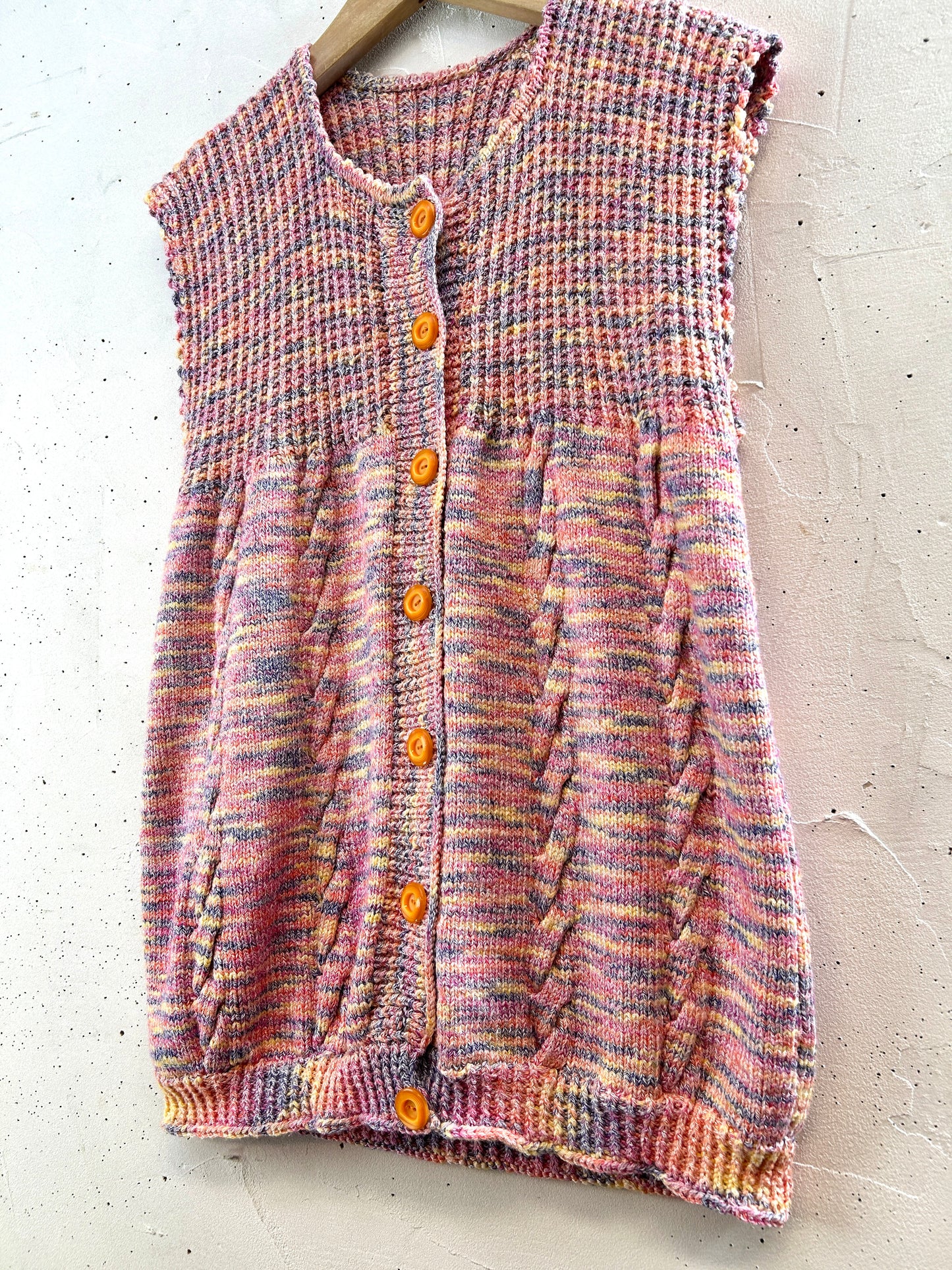 Vintage Knit Vest [J30678]