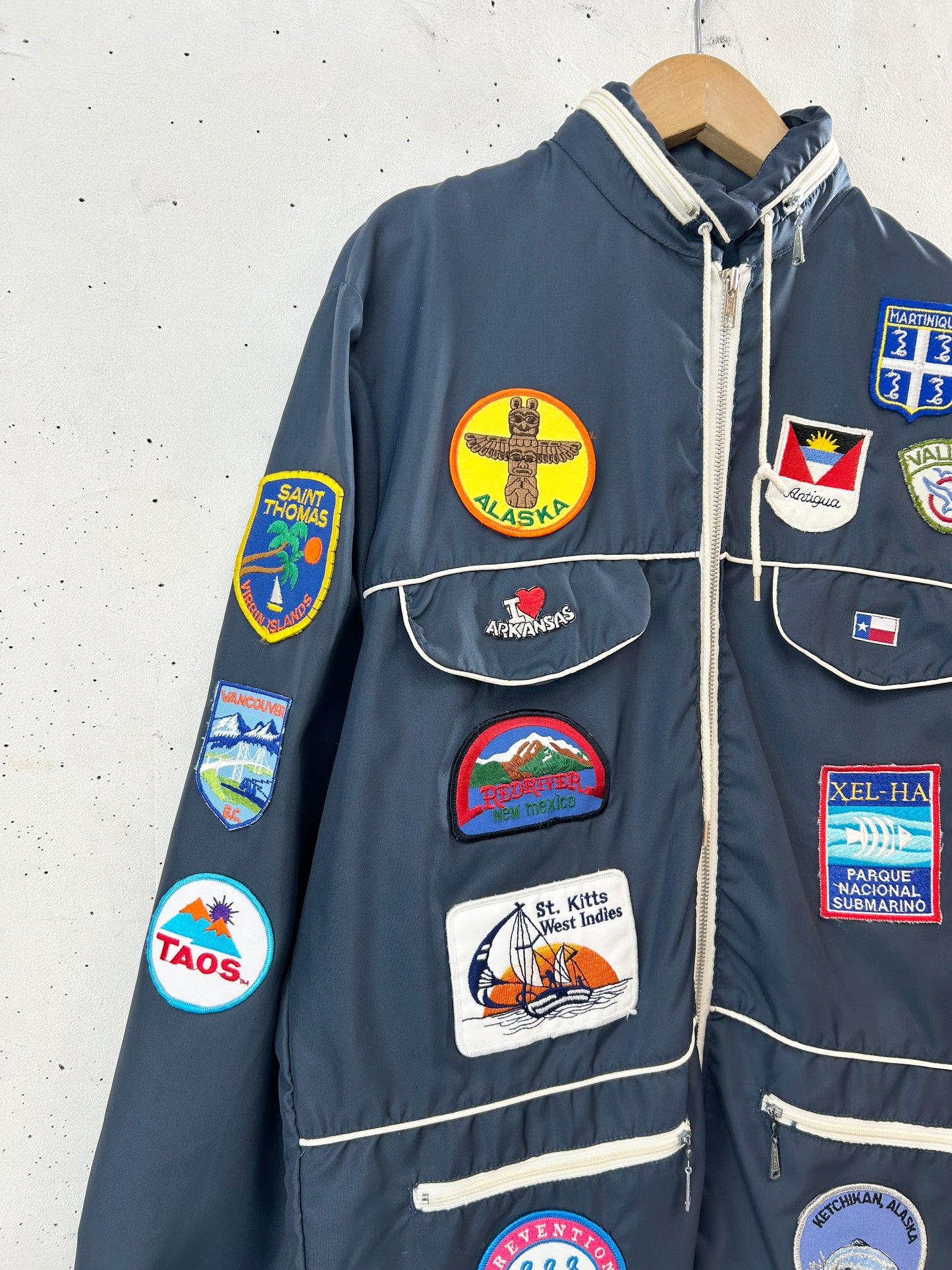 Vintage Patch Jacket 〜Campus〜 [J30417]