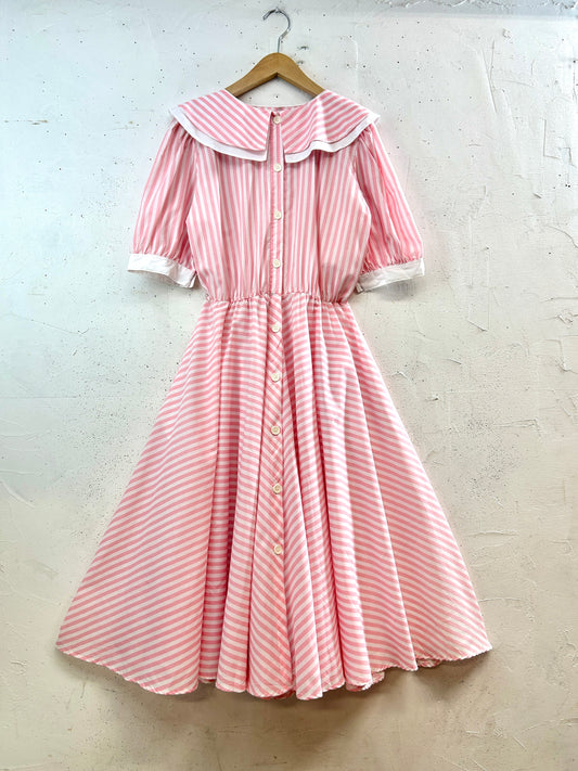 Vintage Stripe Dress [G33193]