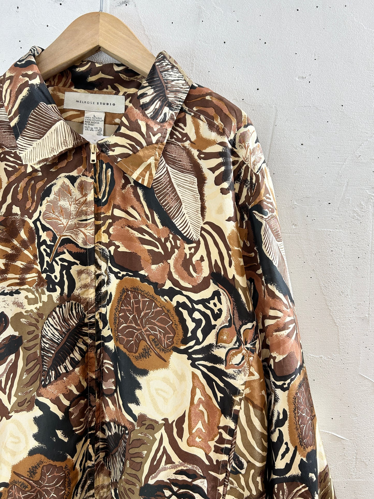 Vintage Silk Blouson [J30447]