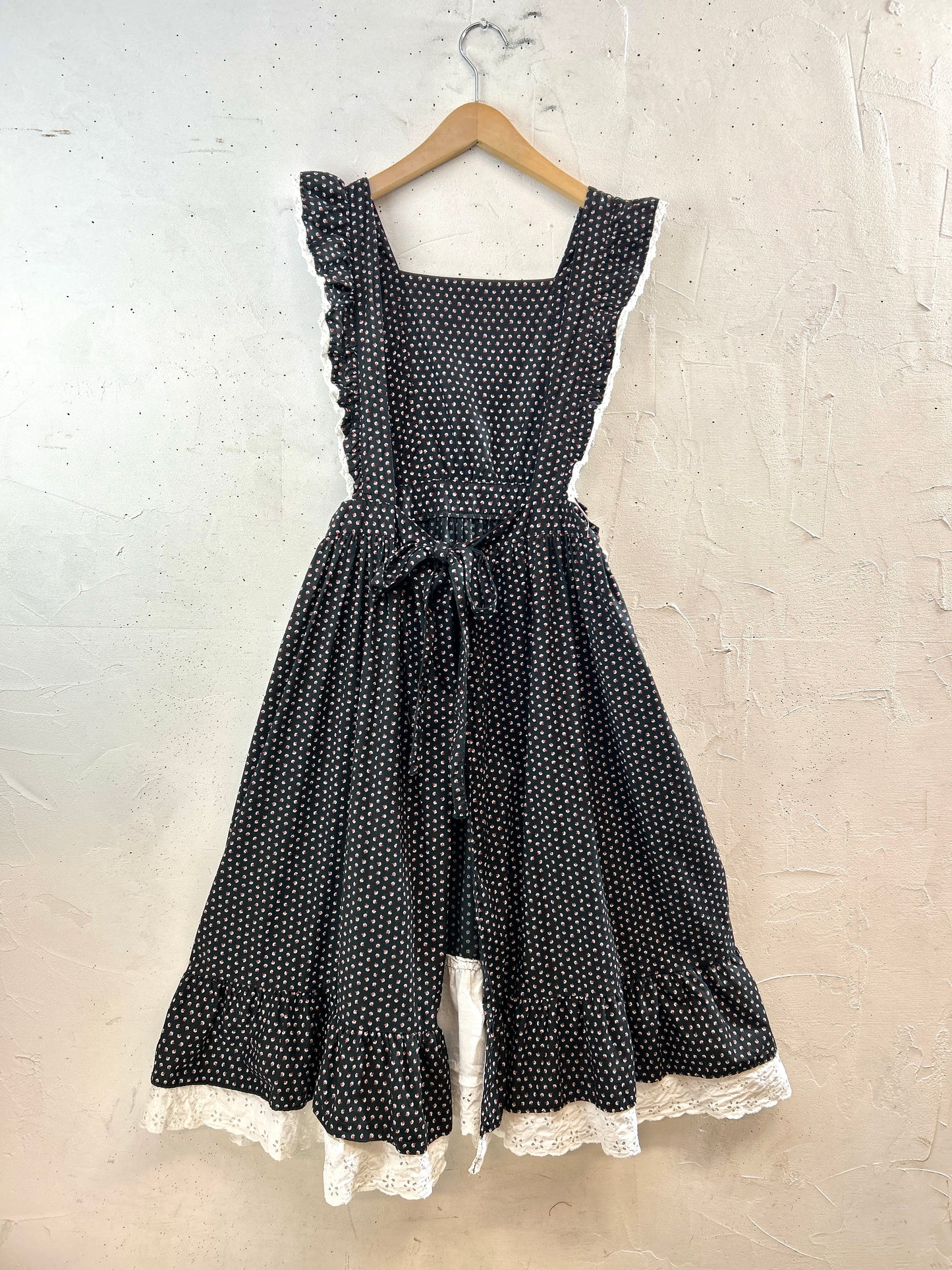 '70s Vintage Apron Dress FABRIQUE EN FRANCE [J30592]
