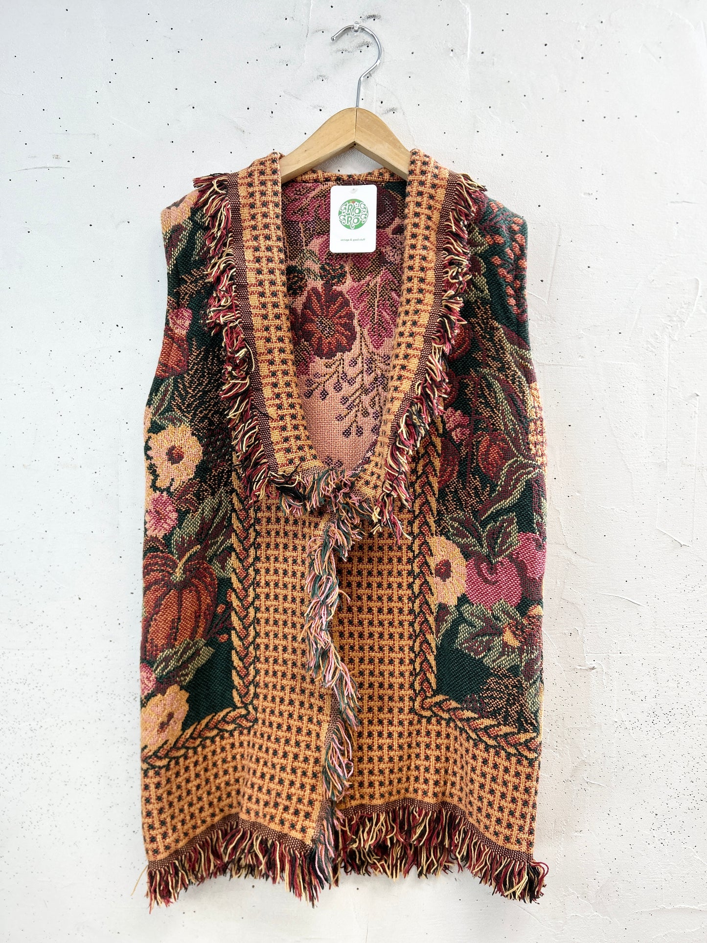 Vintage Rug Vest [A31328]