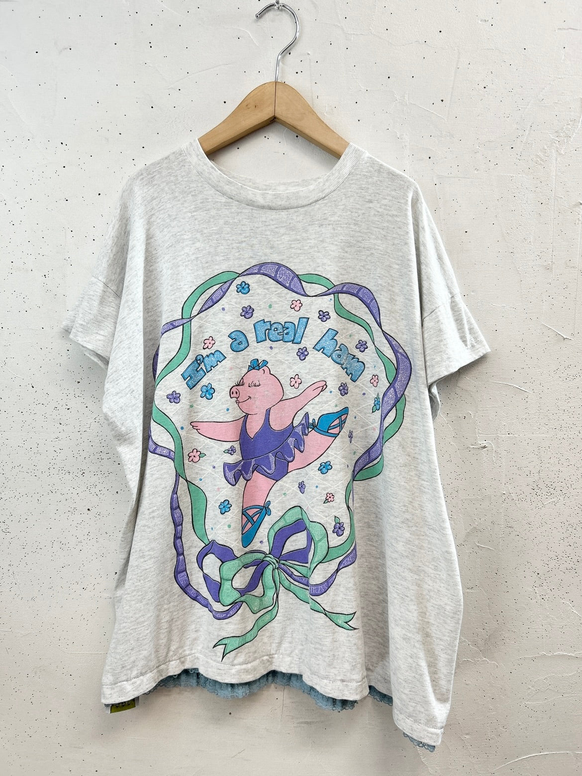 Vintage T Shirt 〜Funny dot CRAZY〜 [E32268]