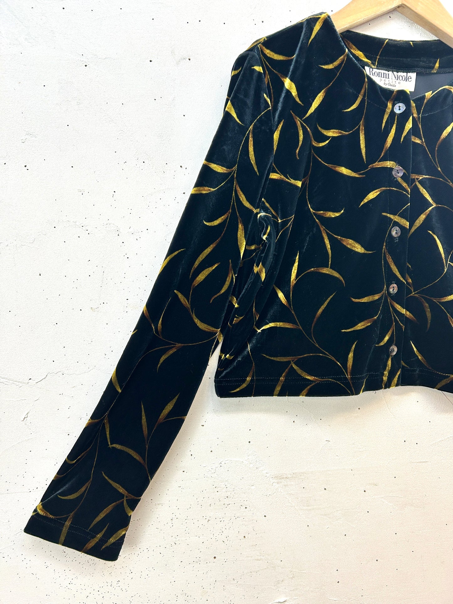 Vintage velours tops [K30927]
