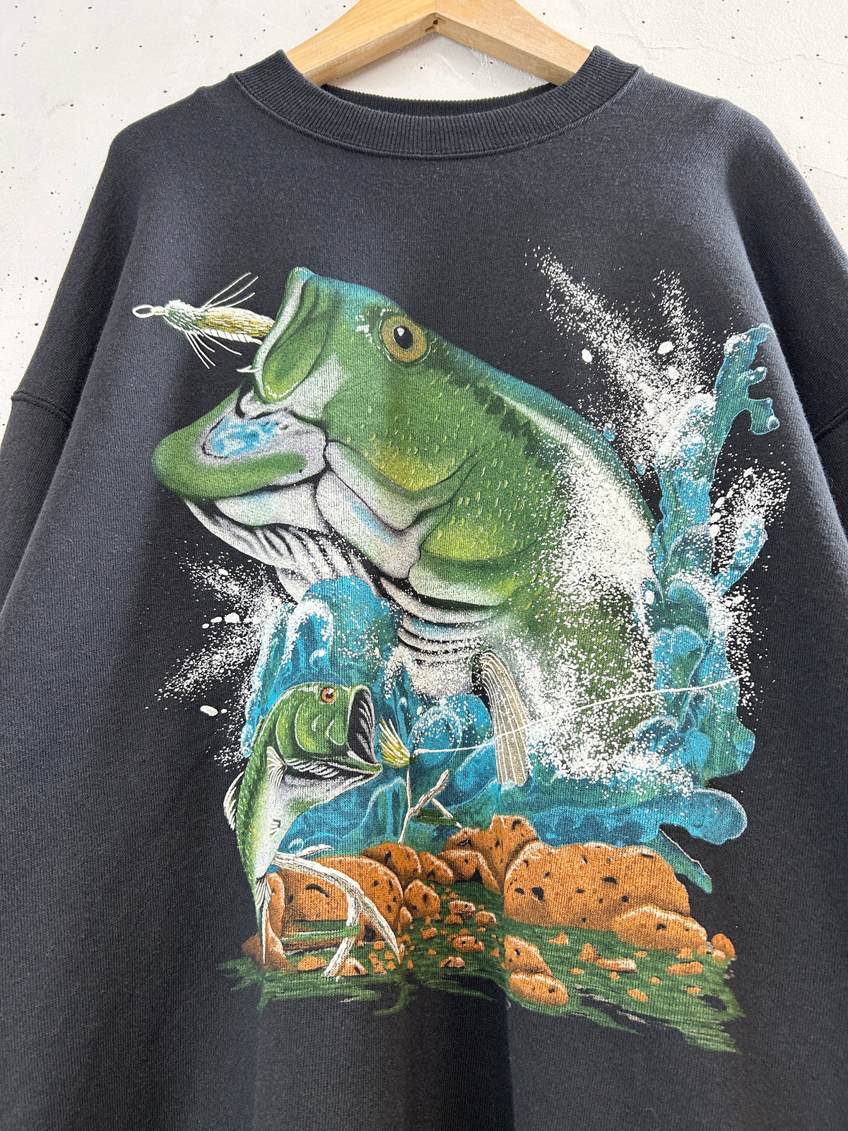 Vintage Sweat Black Bass [J34061]
