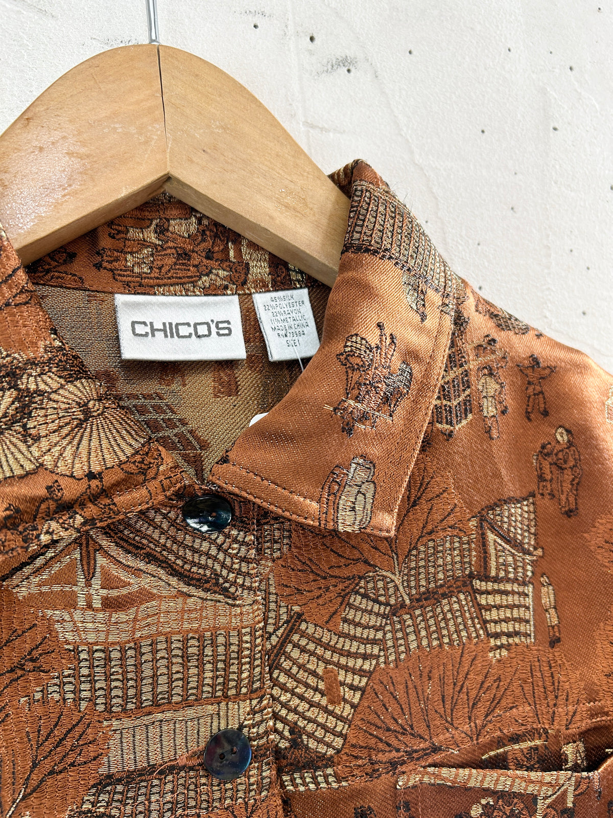 Vintage Shirt 〜Chico's〜 [I33869]
