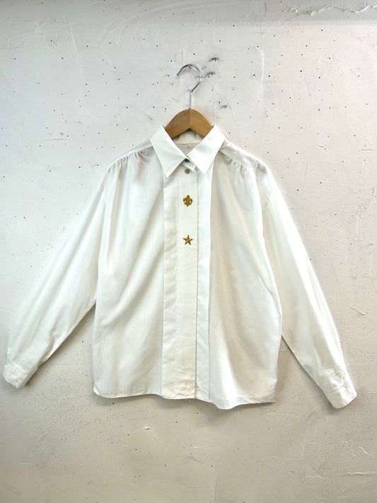 Vintage White Shirt  [L31021]