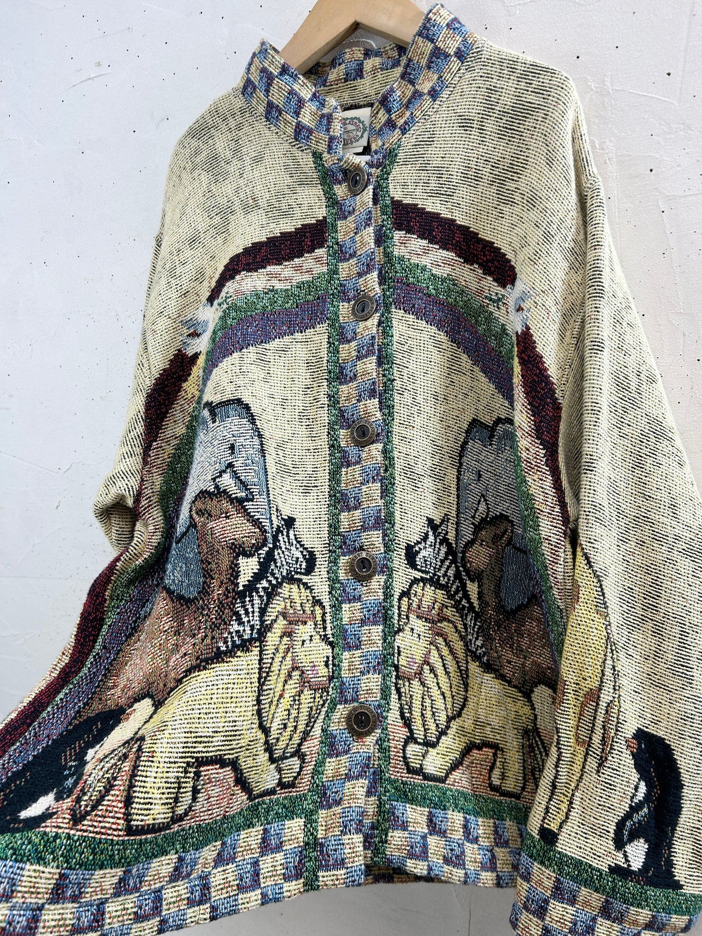 Vintage Rug Jacket 〜SUGAR STREET WEAVERS〜 MADE IN AMERICA [A31239]