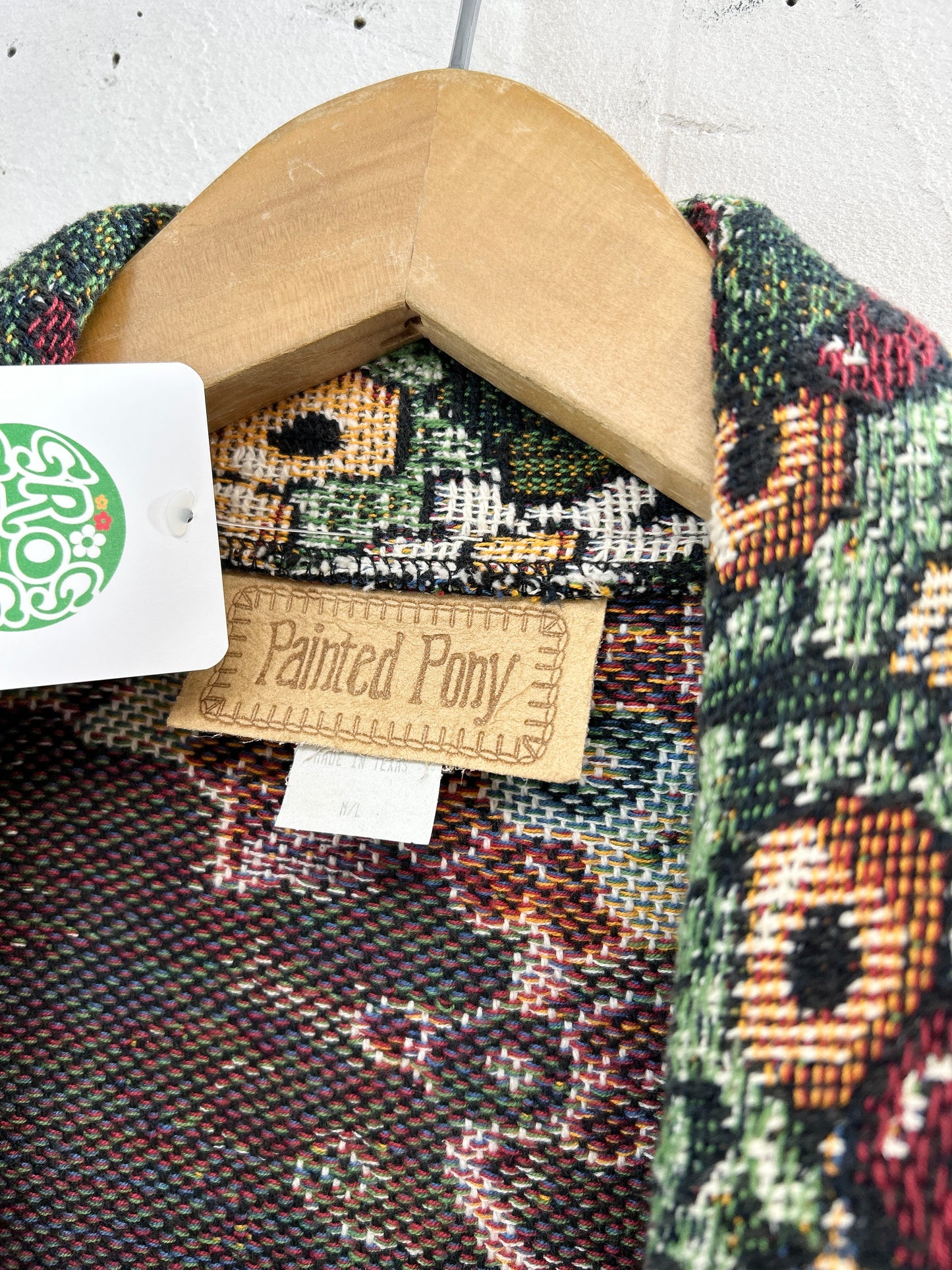 Vintage Rug Jacket 〜Painted Pony〜 [A31415]