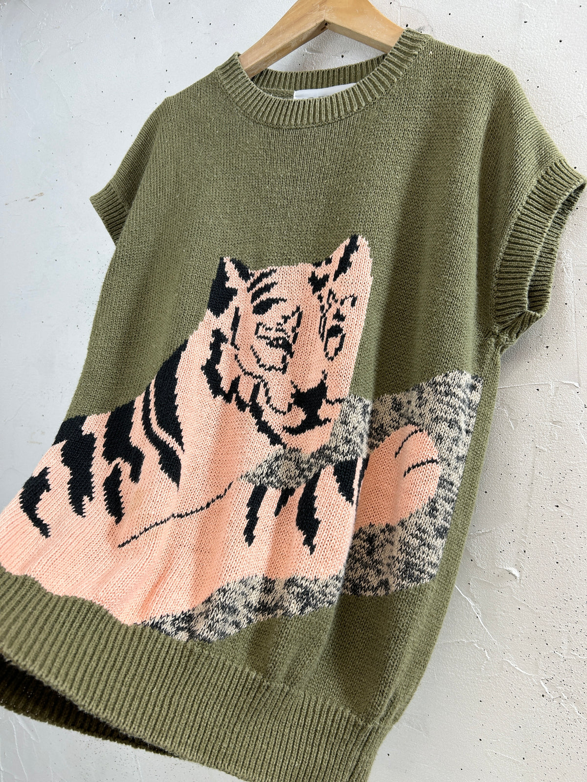 Vintage Knit Vest [I33824]
