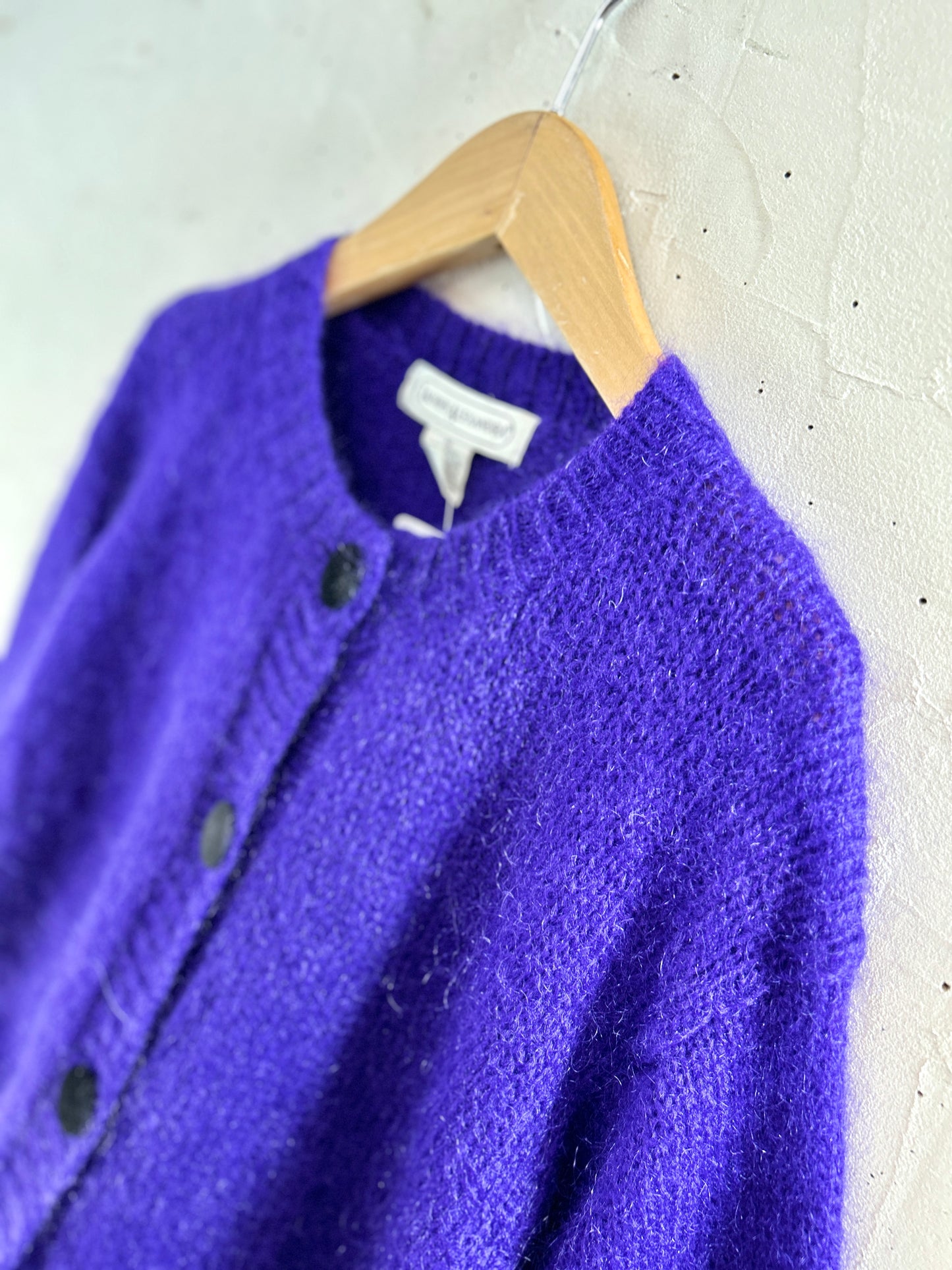 Vintage Mohair Knit Cardigan [K30840]