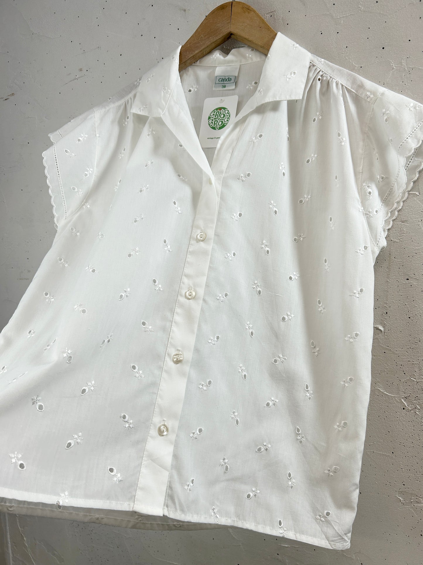 Vintage White Blouse [H33318]