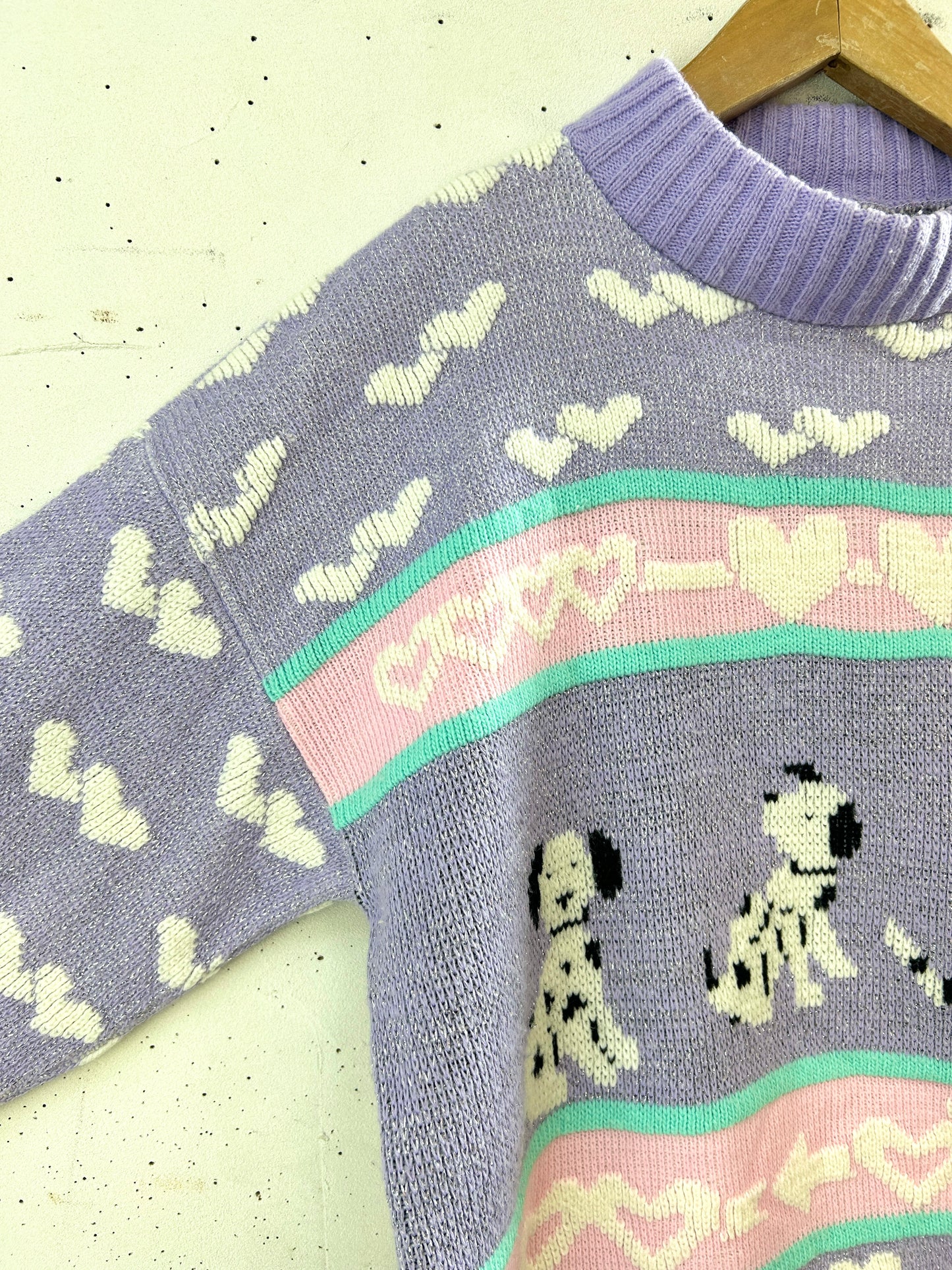 ’80s Vintage Fancy Knit Sweater［H33645]