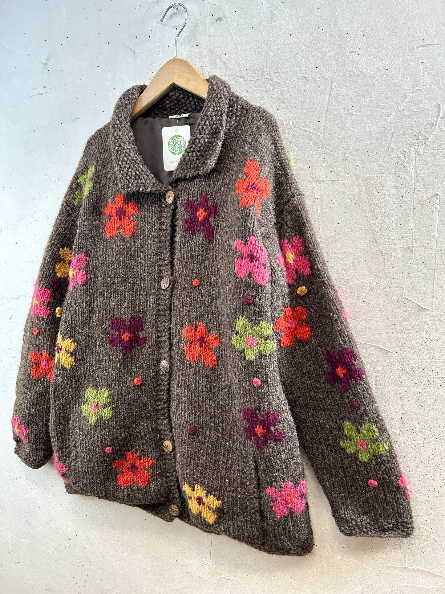 Vintage Knit Cardigan 〜PACHAMAMA〜 [K30855]