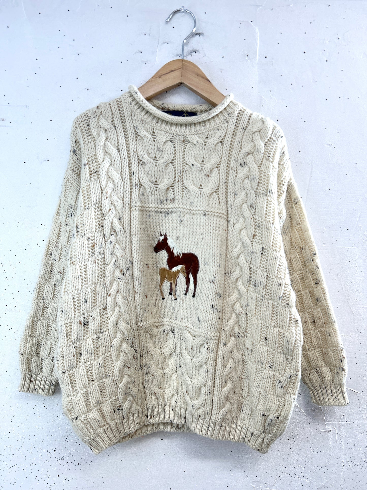 Vintage Knit Sweater 〜Villeger〜 [L31183]